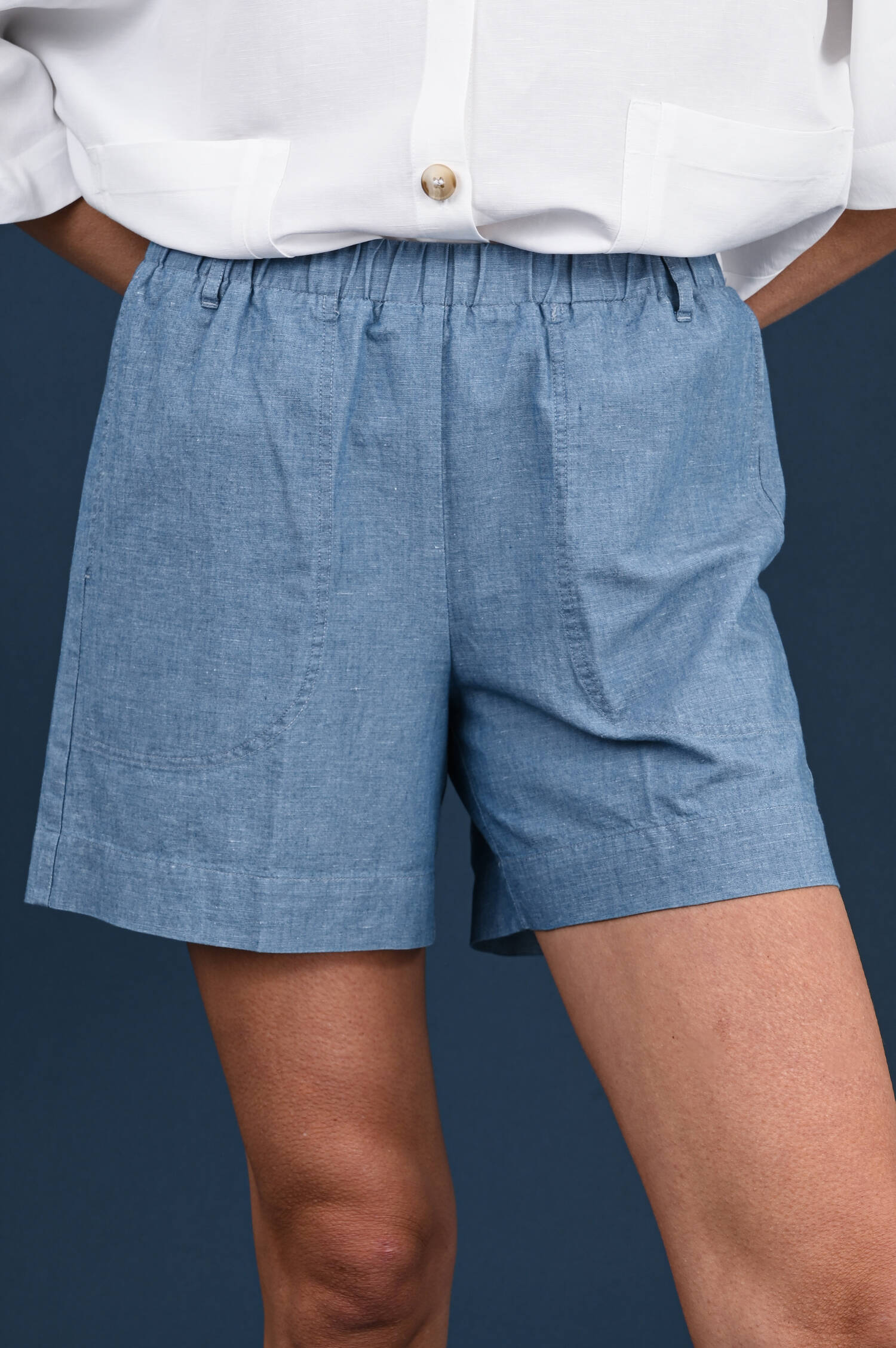 Shorts in Mediumblau