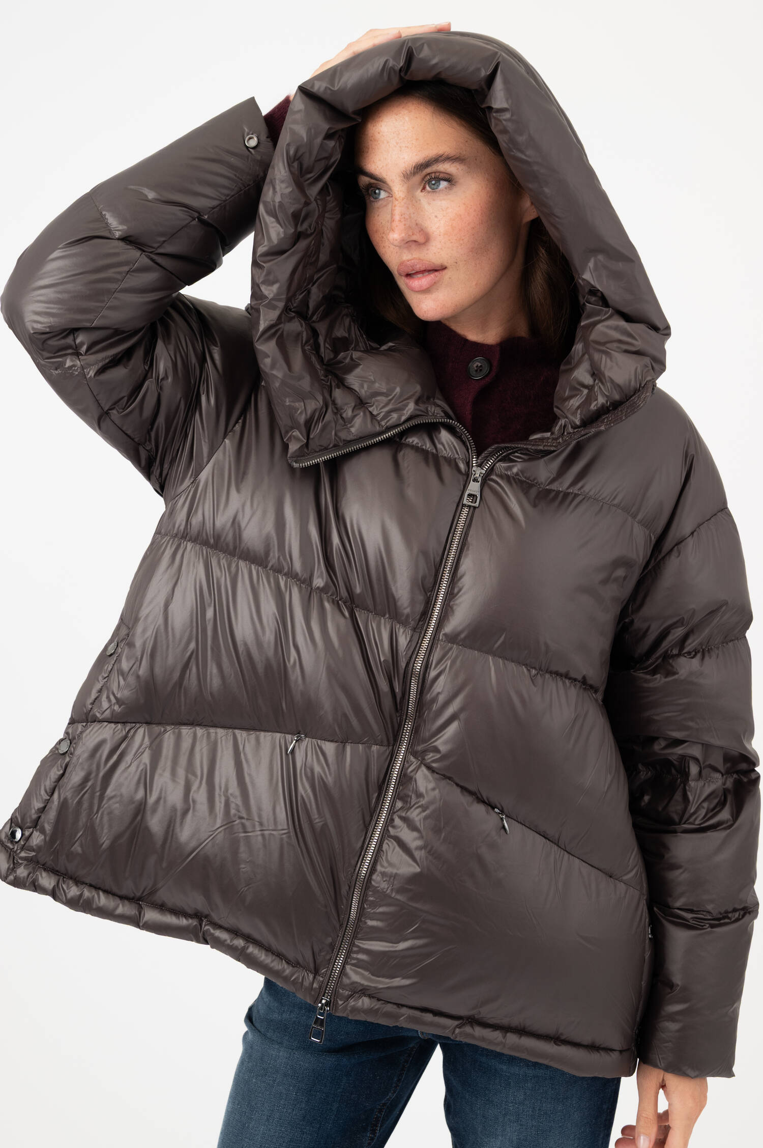 Daunensteppjacke LONDRA in Braun Daunensteppjacke LONDRA in Braun