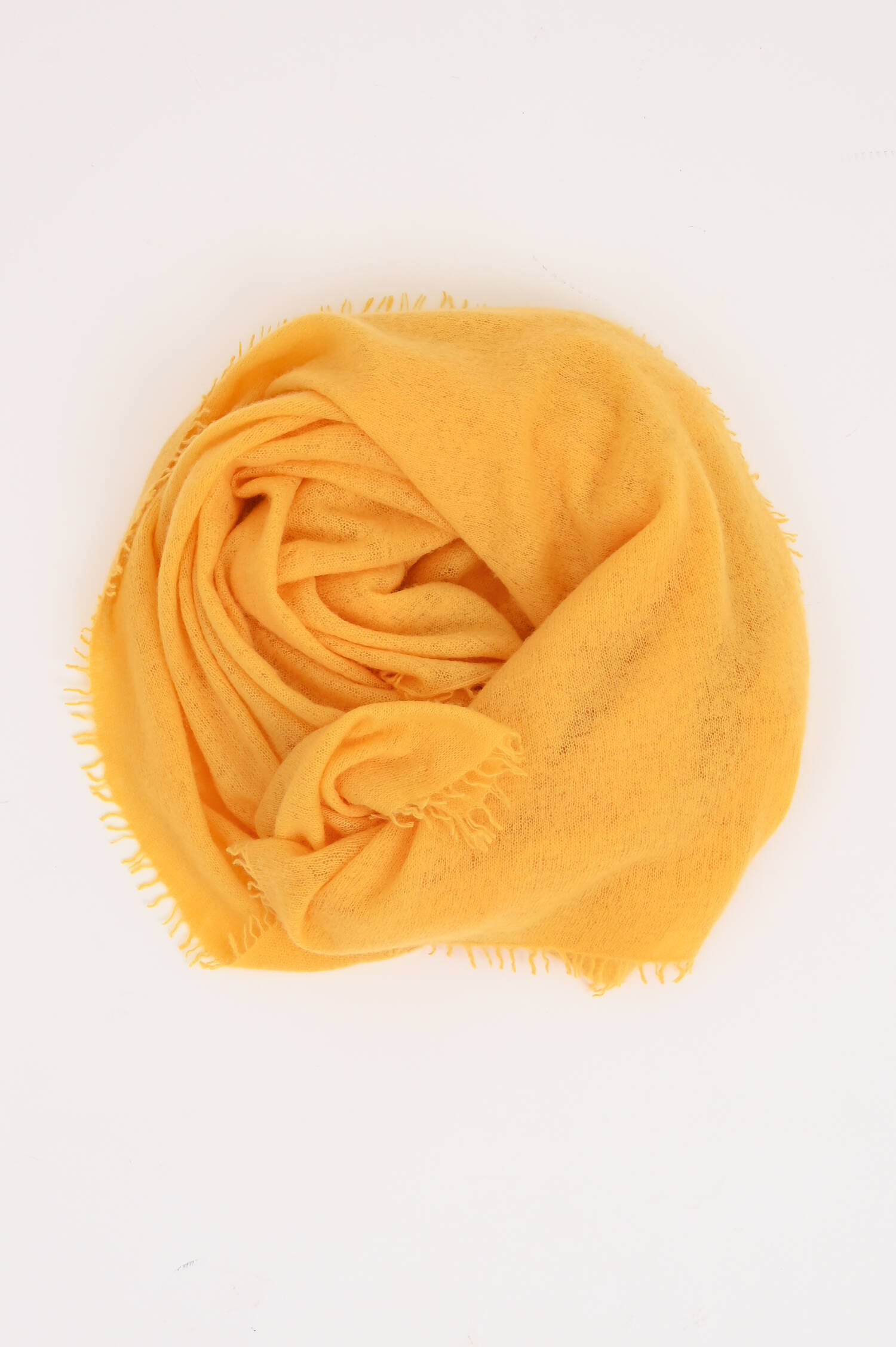 Cashmere-Schal in Sonnenblumengelb