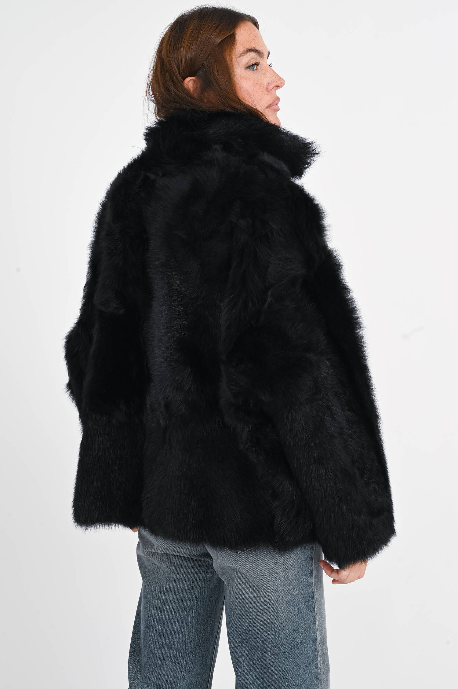 Wendejacke GATTI mit Knöpfen in Schwarz Wendejacke GATTI mit Knöpfen in Schwarz