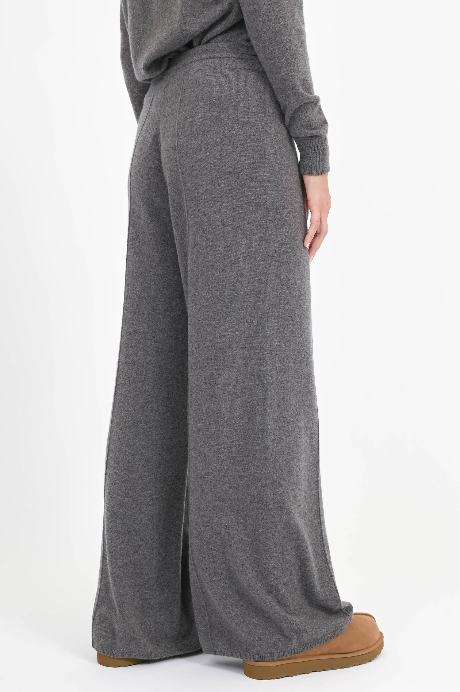 Cashmere-Hose in Otter Grey