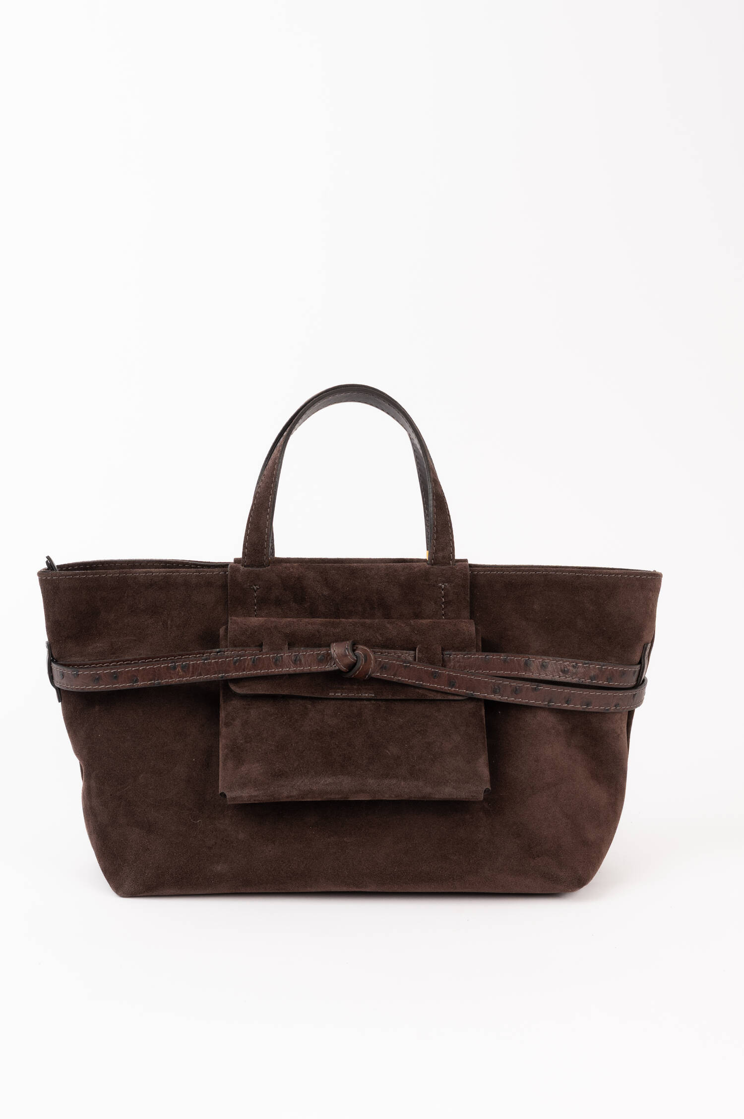 Ledertasche BELTY in Dunkelbraun