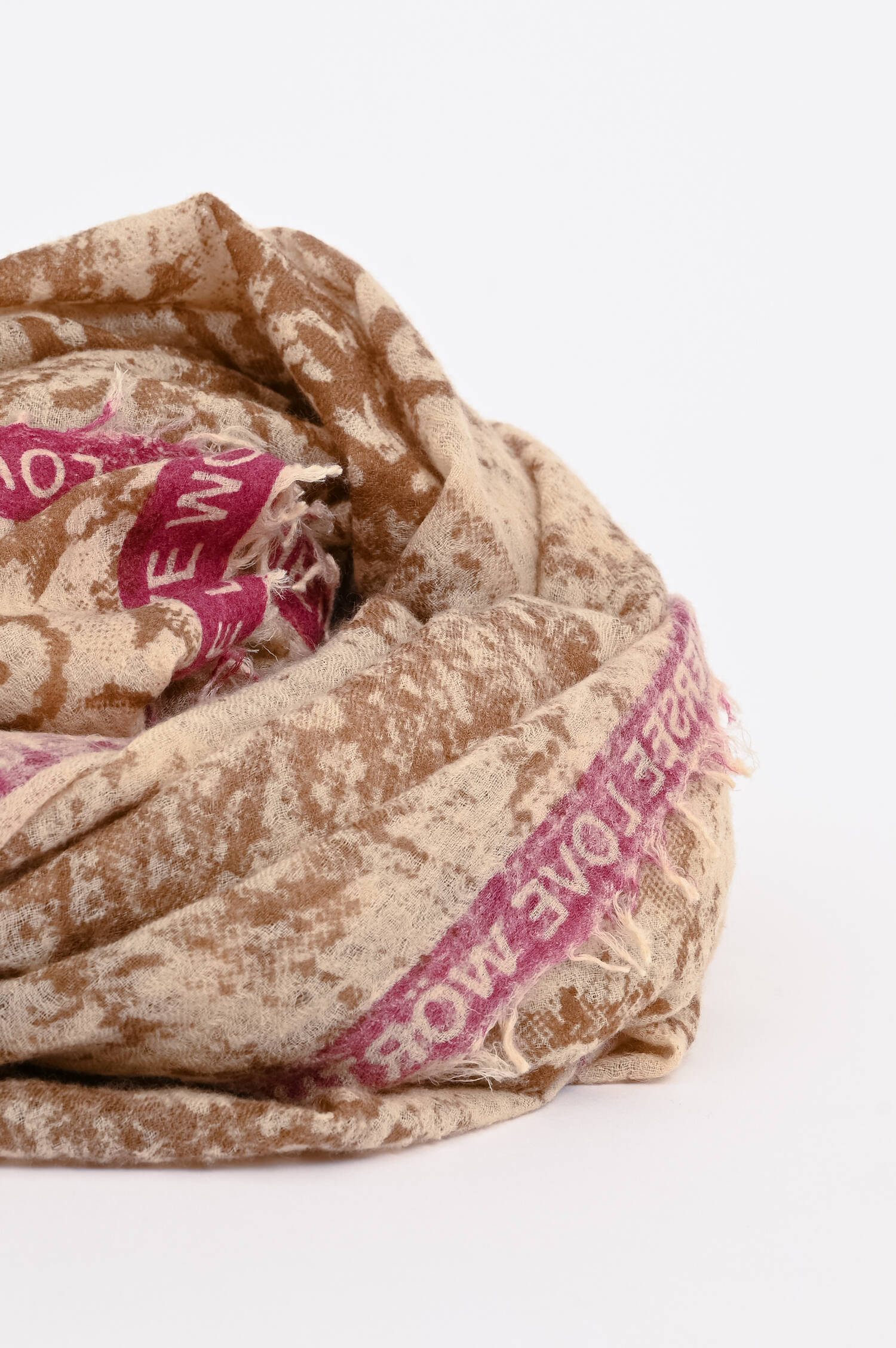 Cashmere Schal WÖRTHERSEE in Taupe/Pink