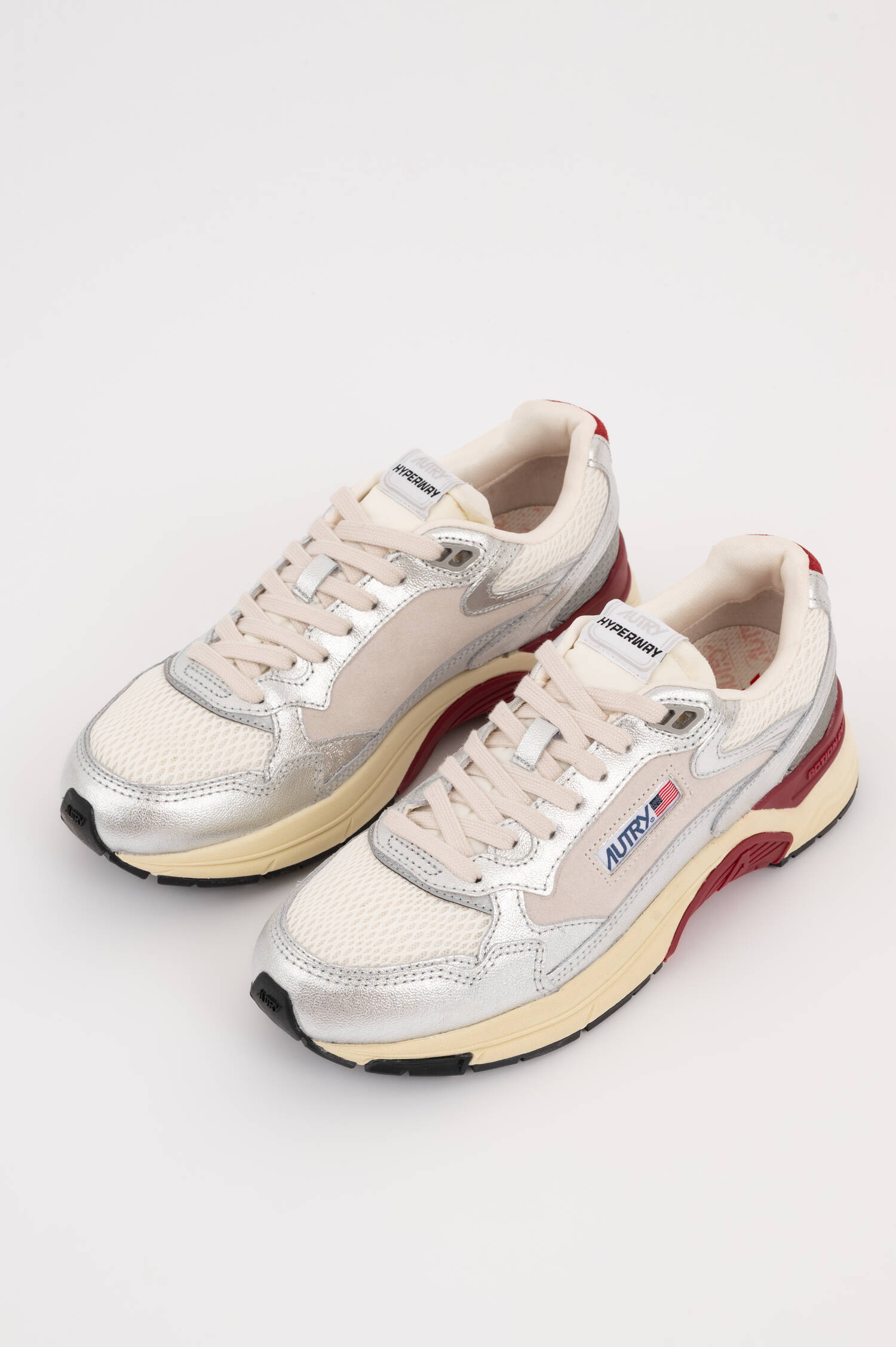 Sneaker HYPERWAY LOW in Silber/Rot Sneaker HYPERWAY LOW in Silber/Rot