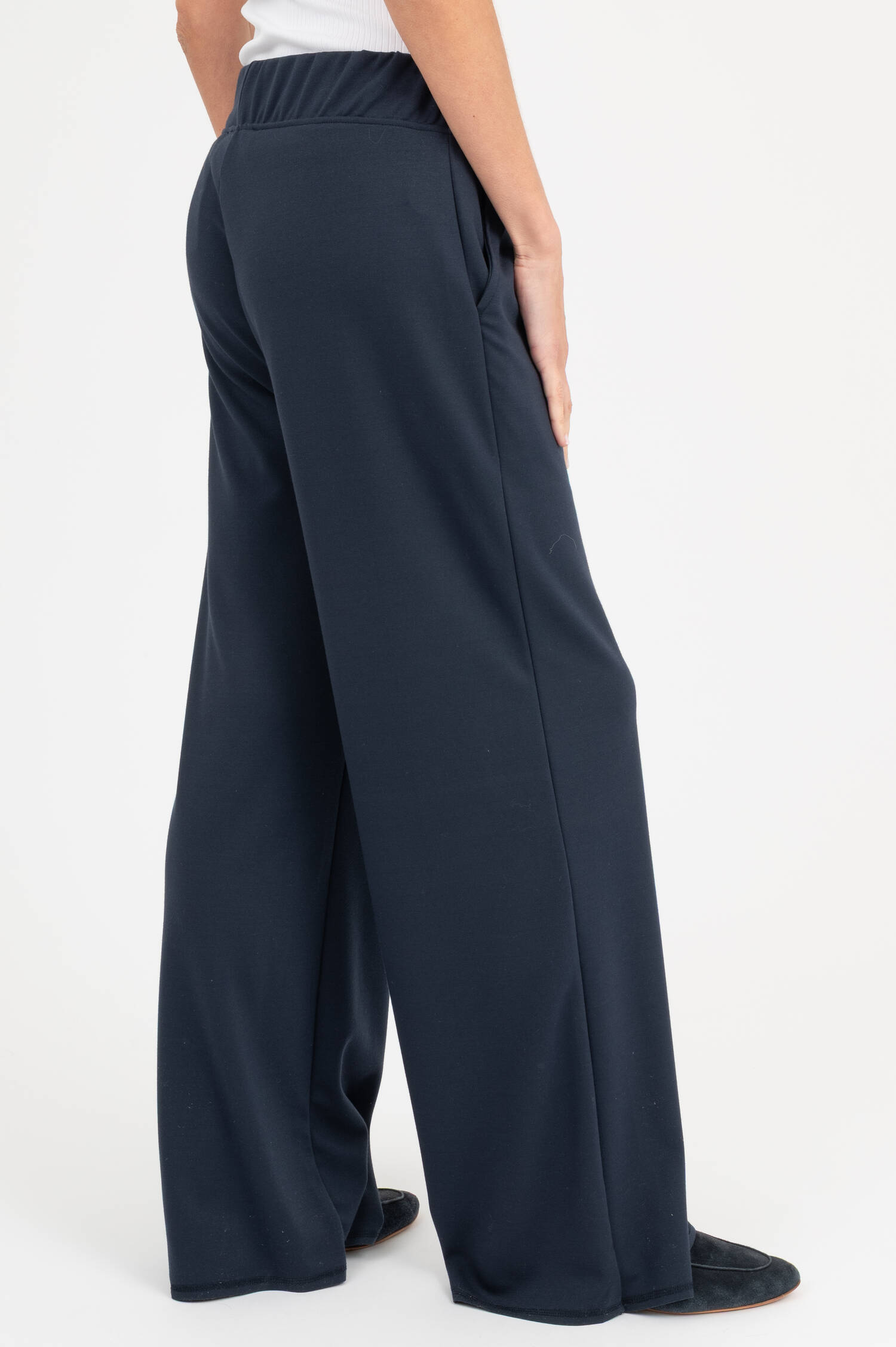Schlupfhose mit Weitem Bein in Navyblue Schlupfhose mit Weitem Bein in Navyblue