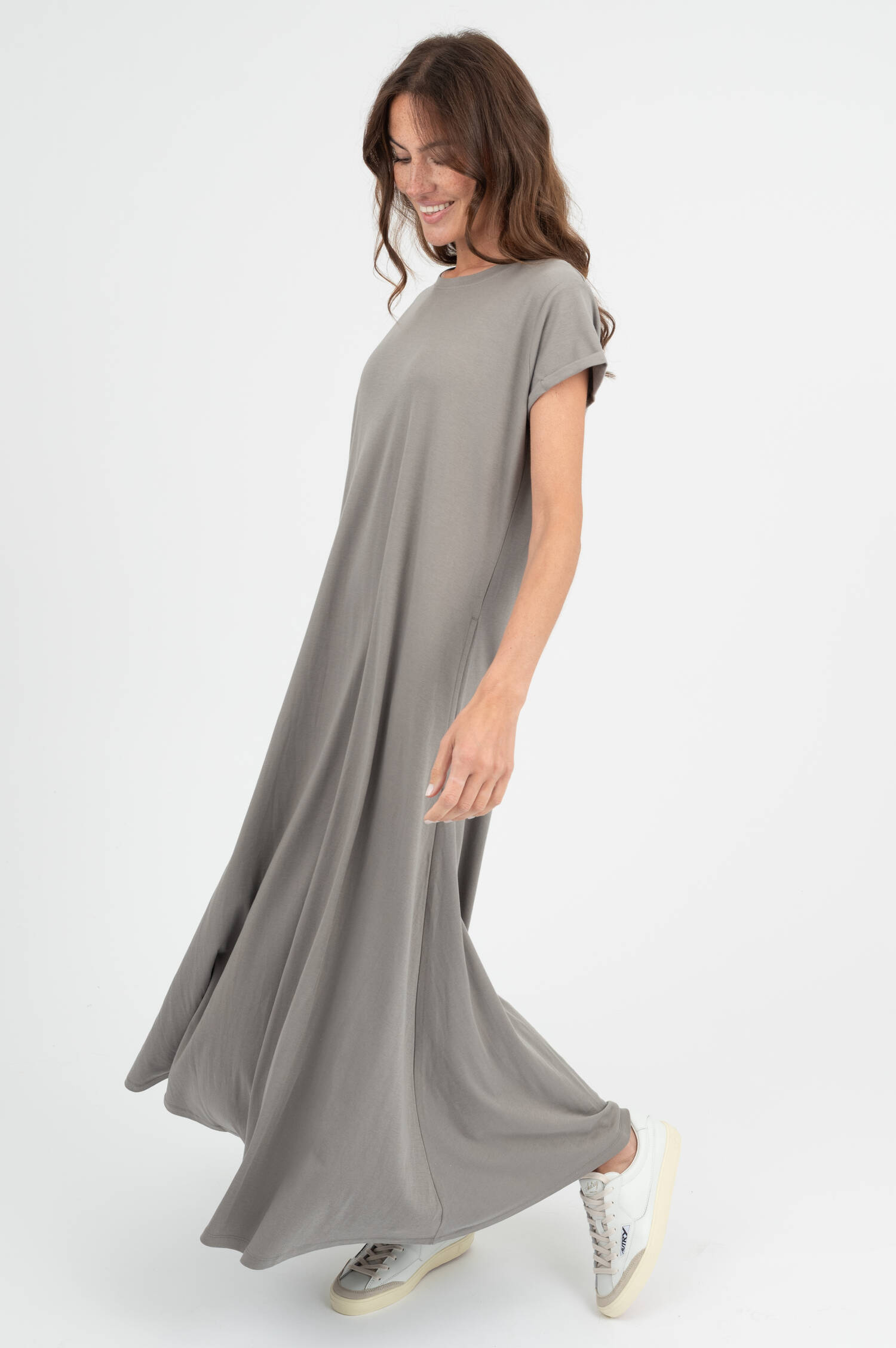 Sweatschlupfkleid LILITA in Grau
