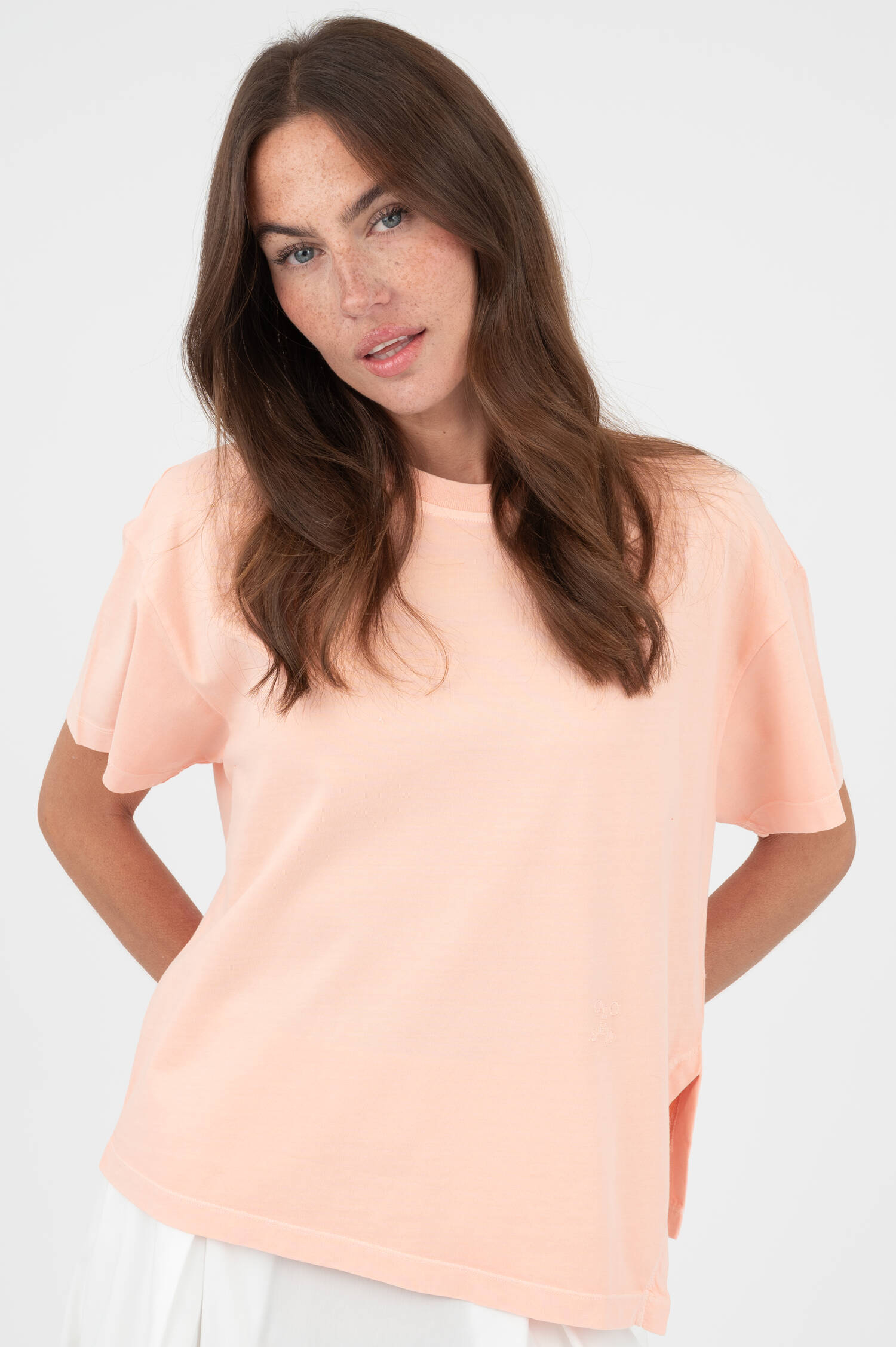 Oversize T-Shirt in Pfirsich Oversize T-Shirt in Pfirsich