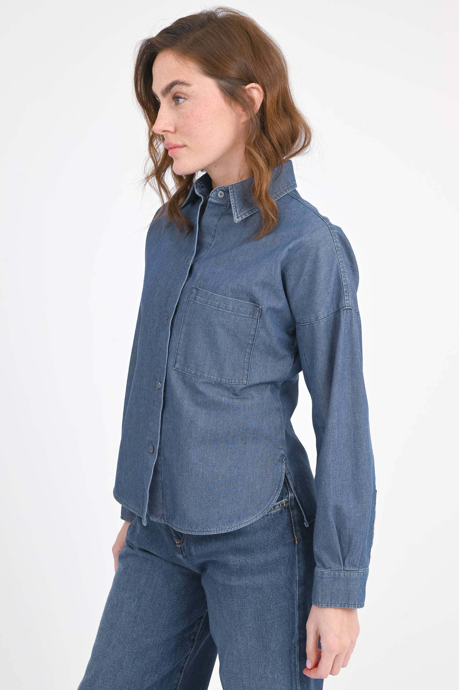 Jeanshemd NETTARE in Dunkelblau Jeanshemd NETTARE in Dunkelblau
