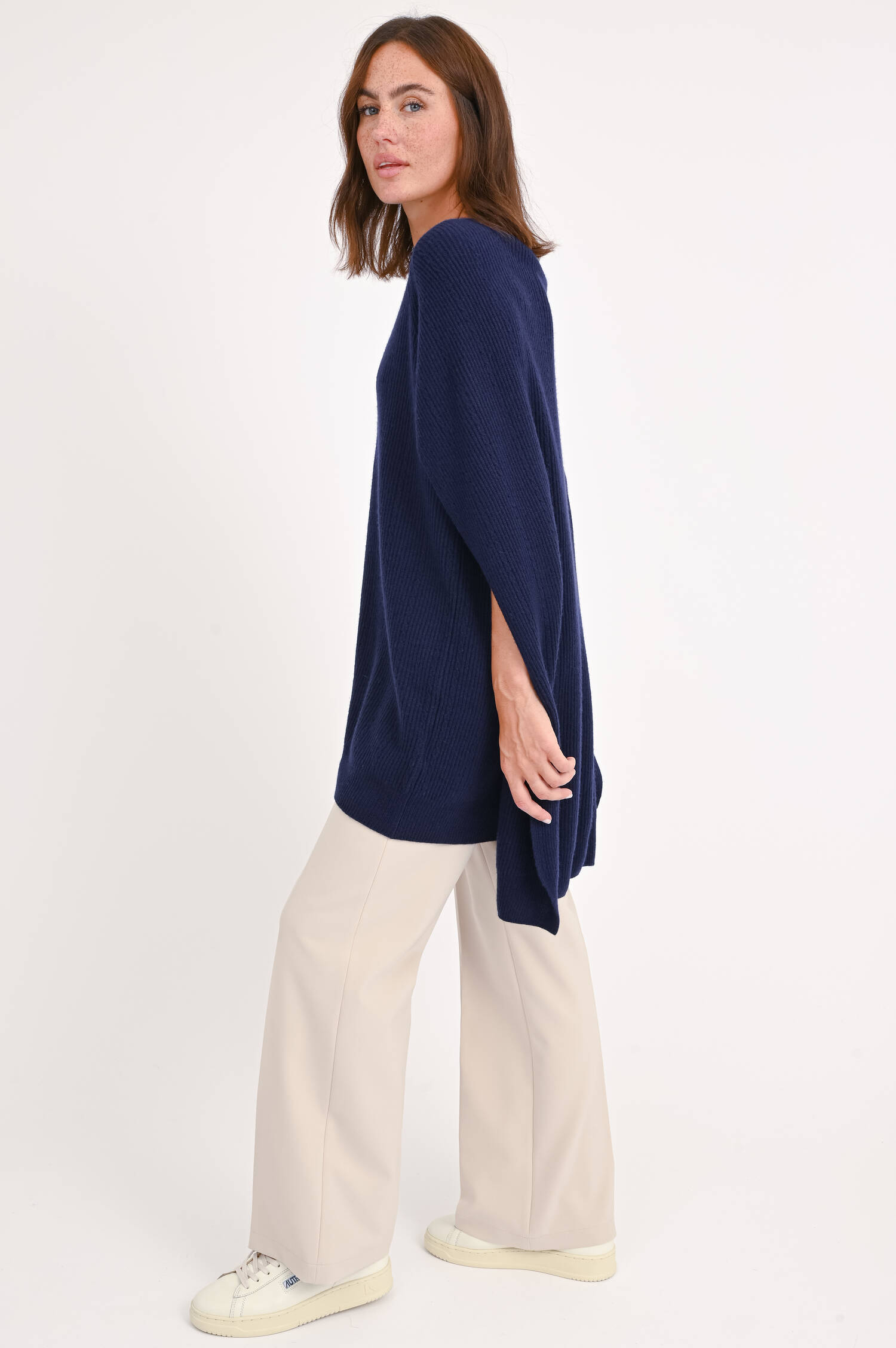 Top/Überwurf in Dunkelblau