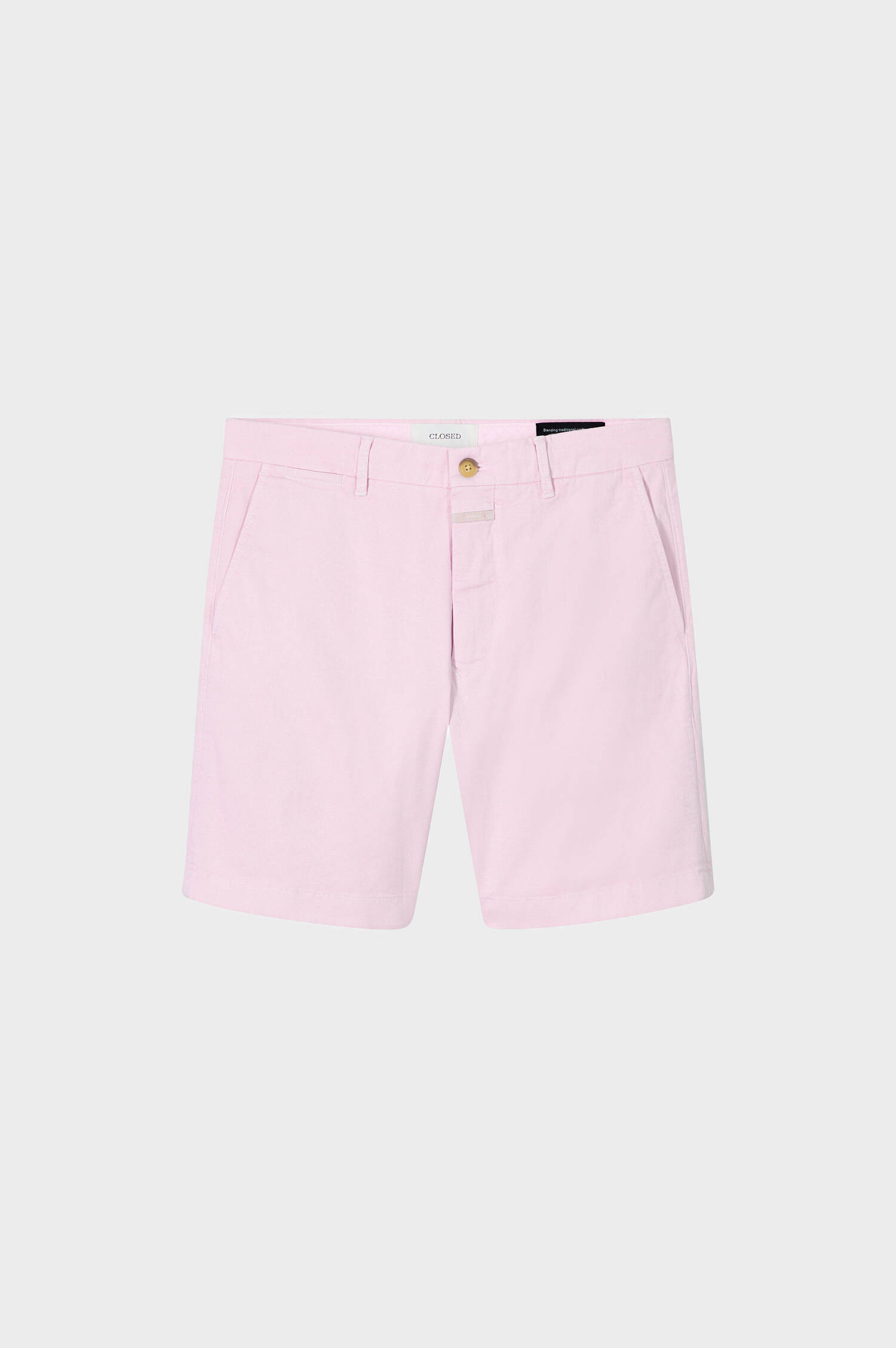 Chinoshort aus Baumwolle in Rosa
