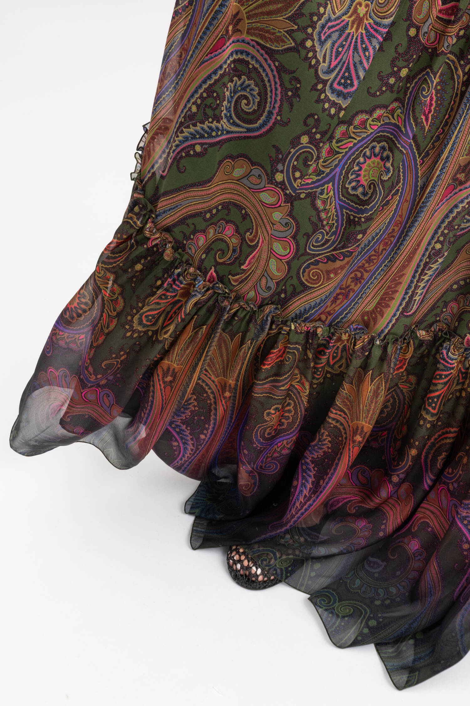 Maxi-Rock mit Paisleyprint in Grün Maxi-Rock mit Paisleyprint in Grün