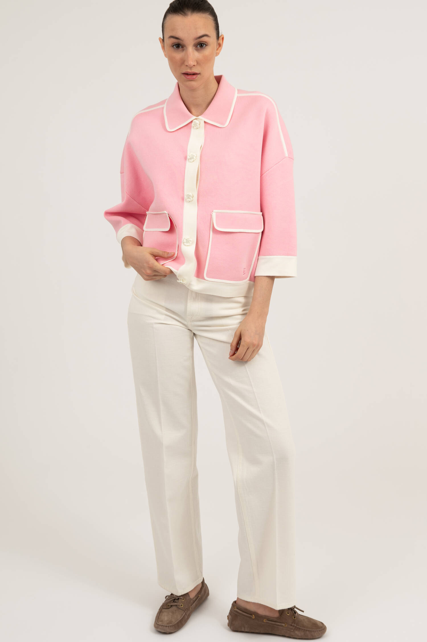 Straight Jeans STOVEPIPE in Weiß