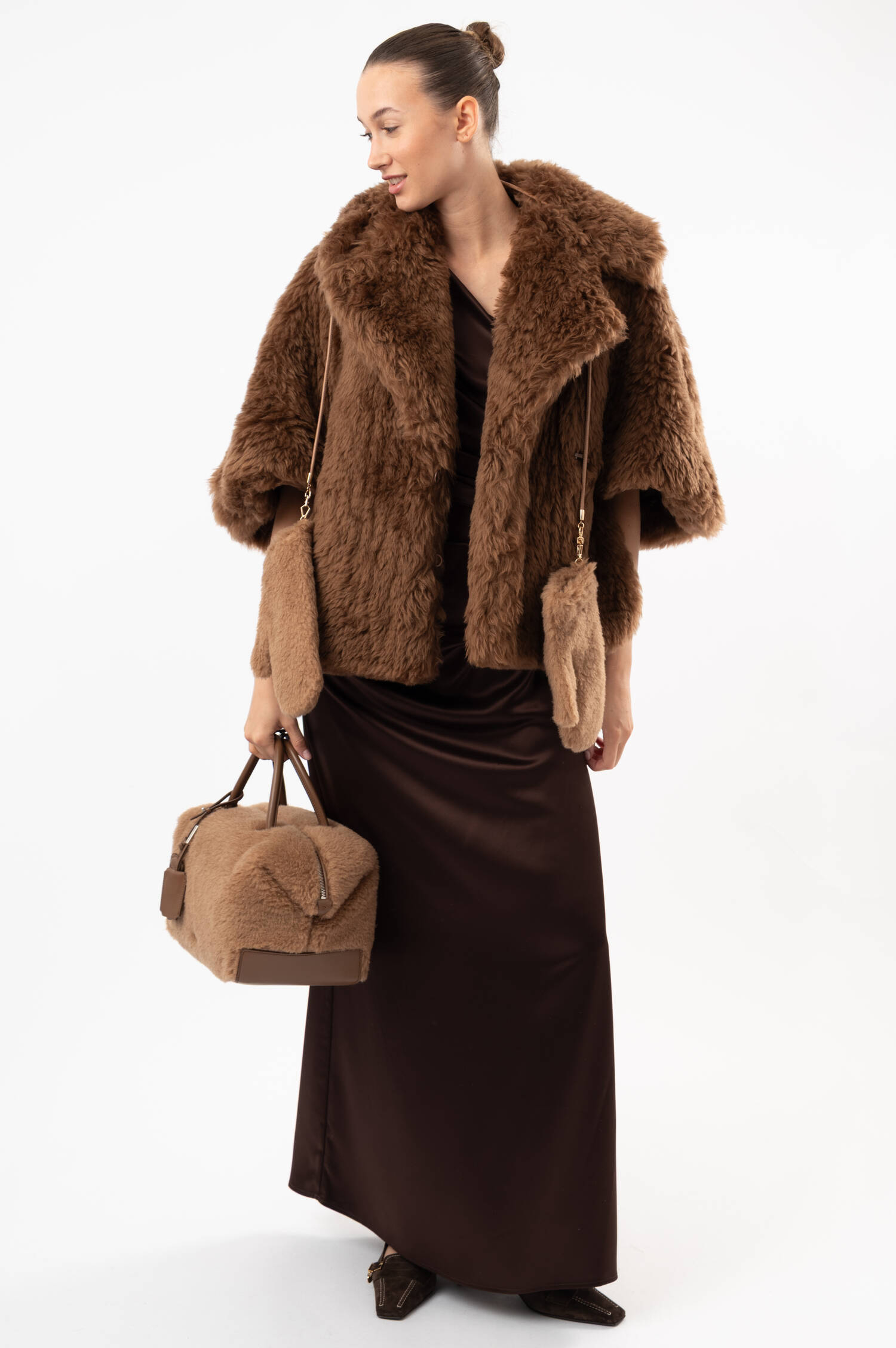 Handtasche TEDDYHOL in Camel