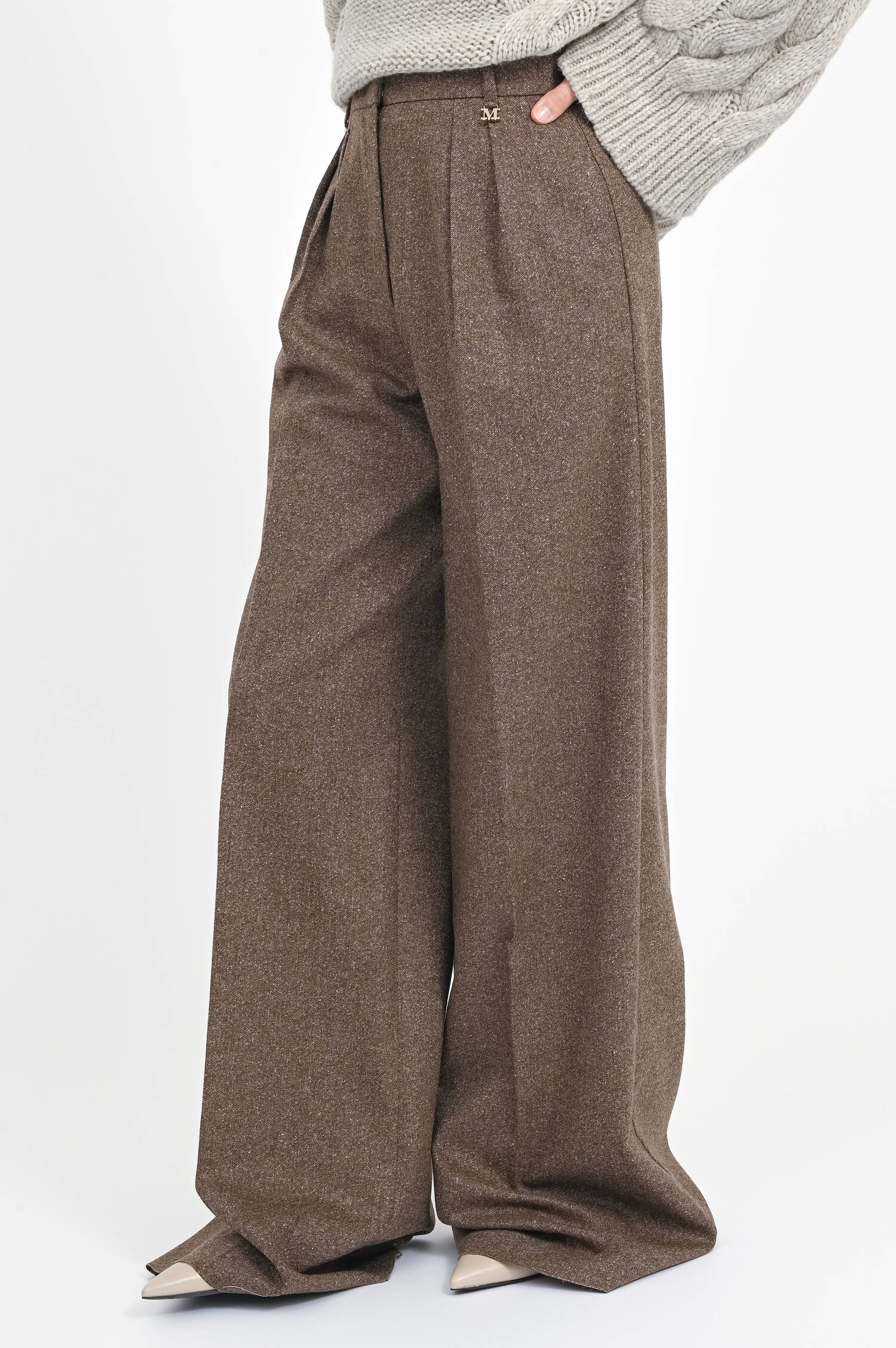 Wide-Leg Hose BRAVA in Taback