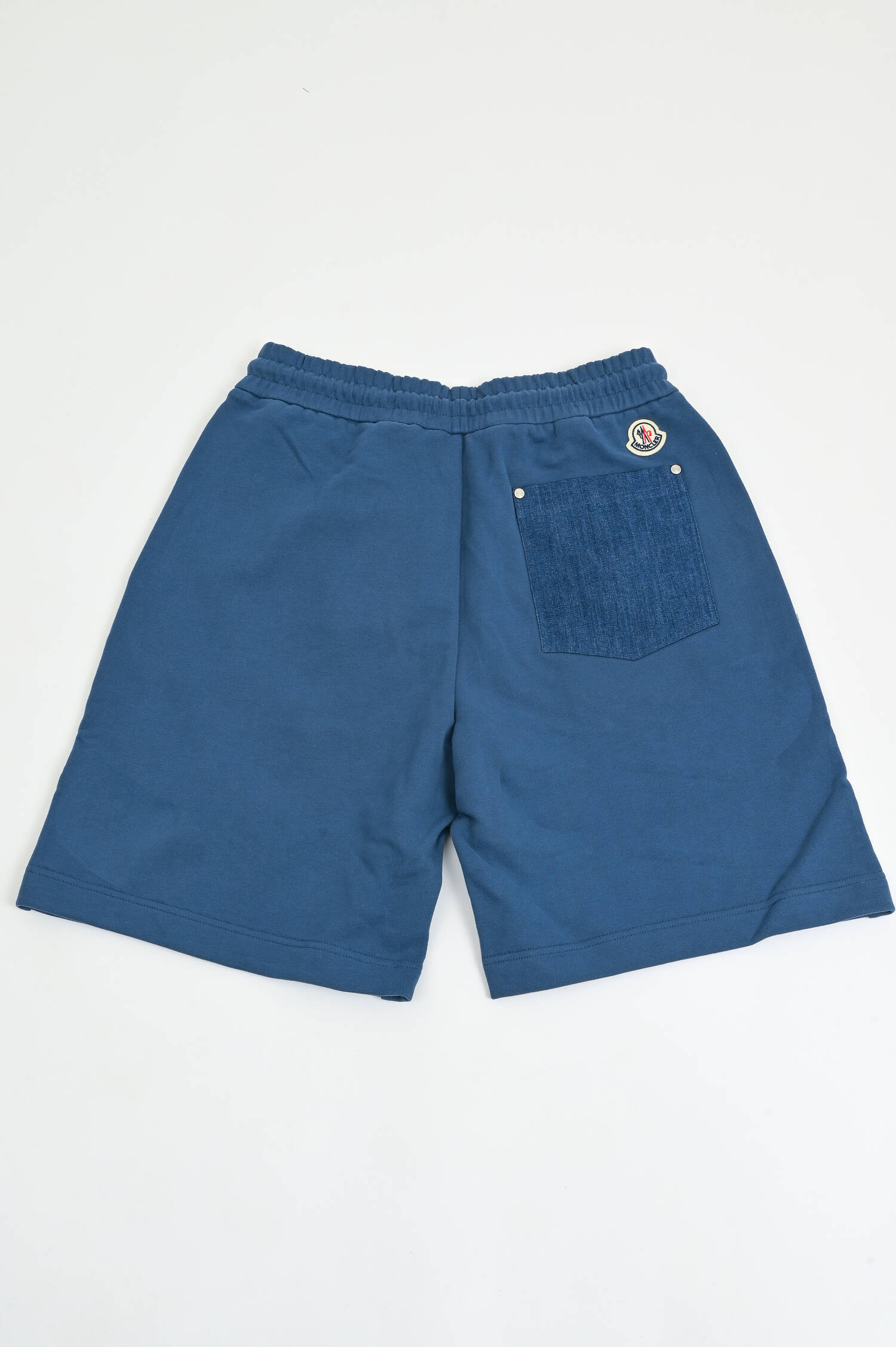 Shorts mit Denim-detail in Dunkelblau