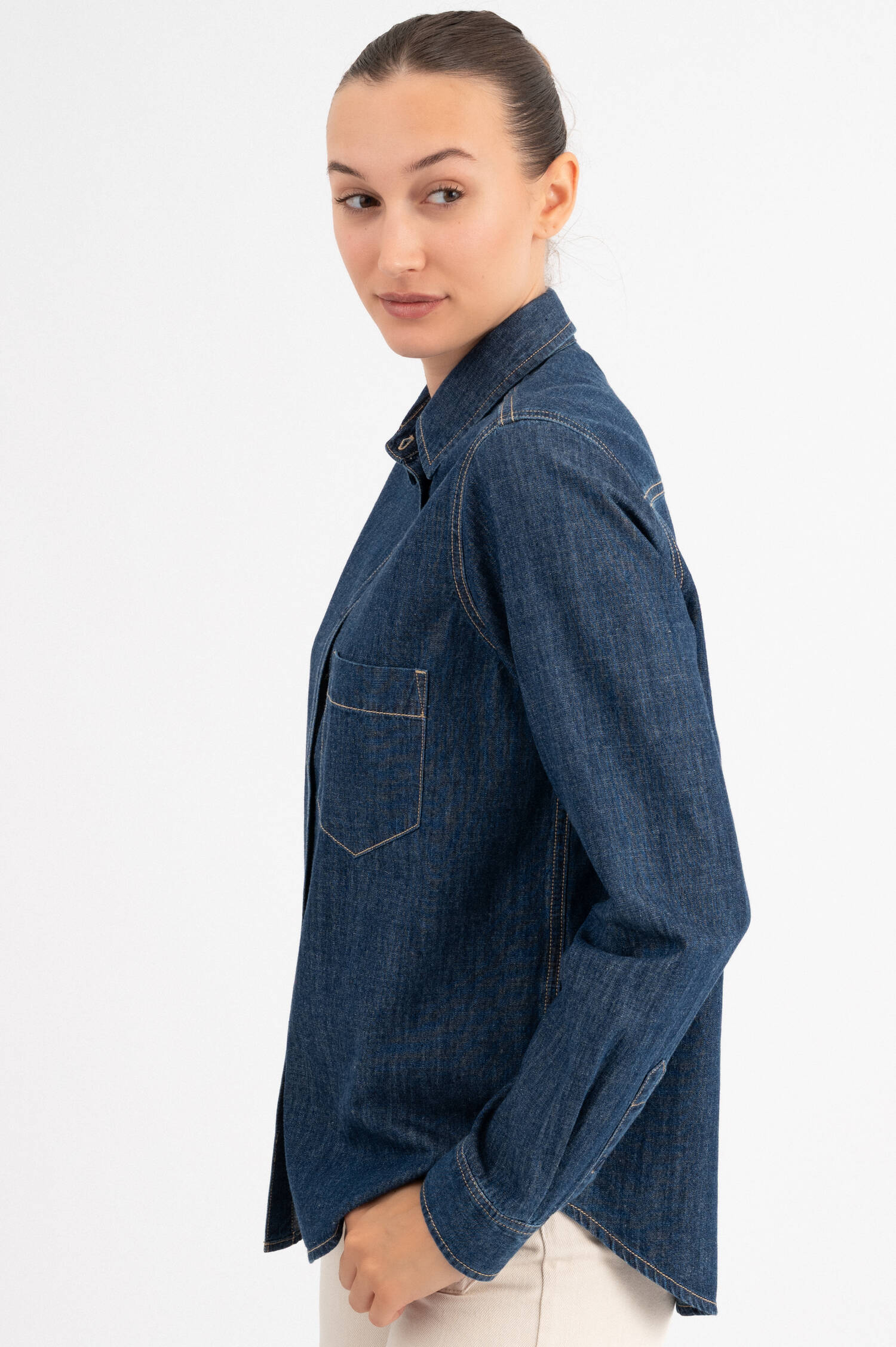 Denim-Shirt in Navy Denim-Shirt in Navy