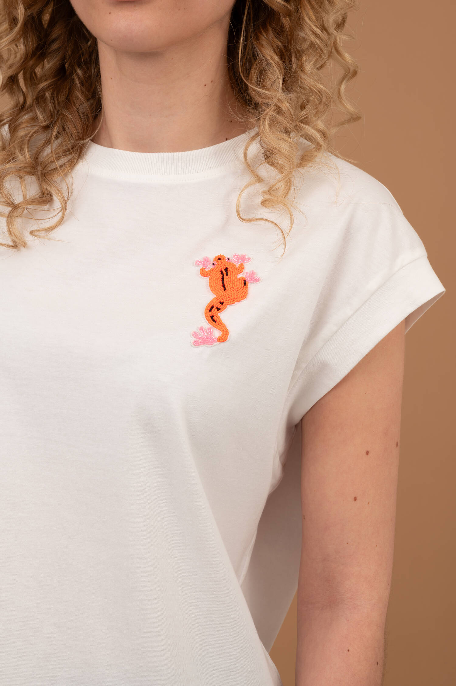 T-Shirt JUNGALA in Weiß T-Shirt JUNGALA in Weiß