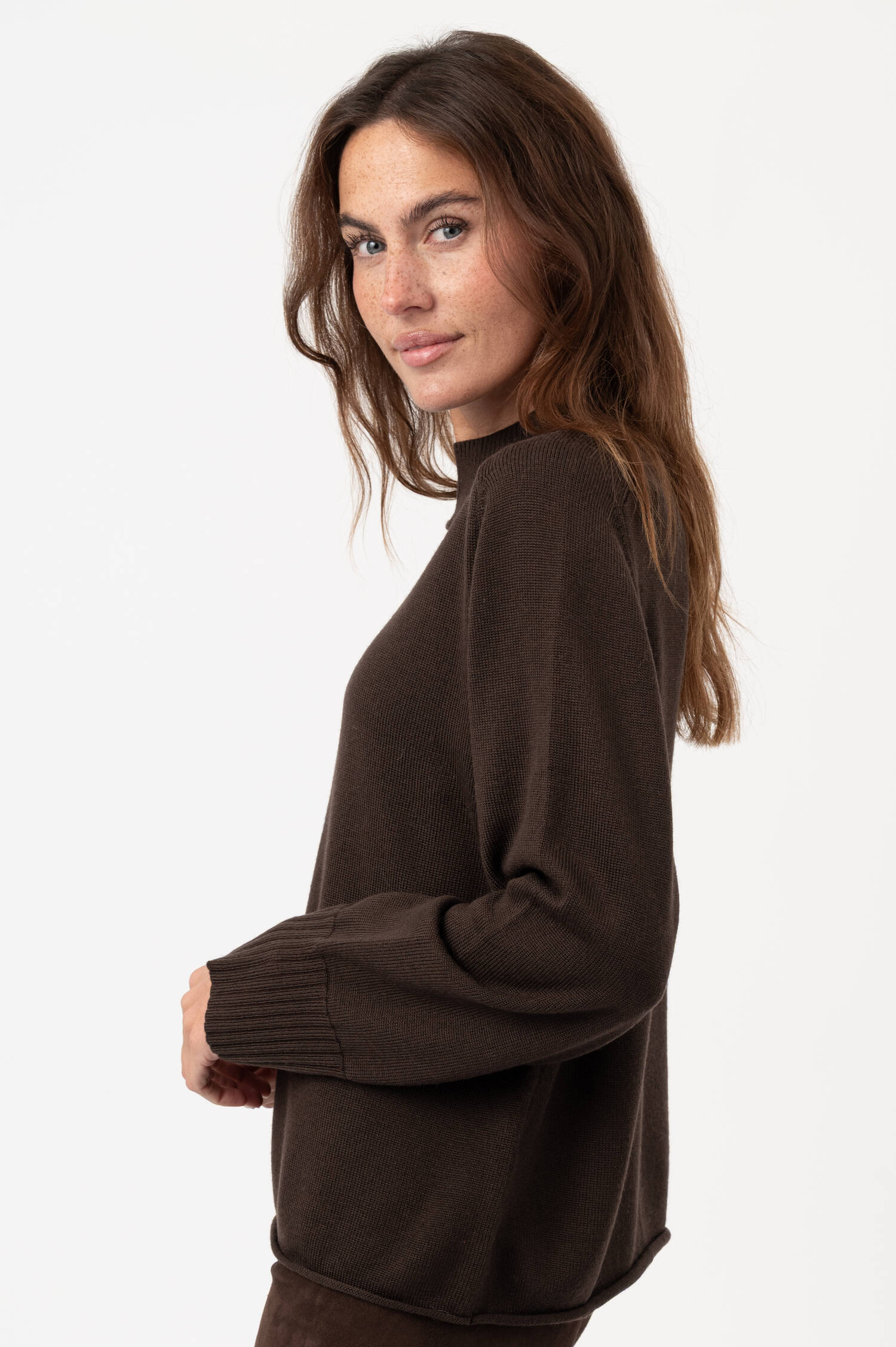 Woll-Pullover in Braun Woll-Pullover in Braun