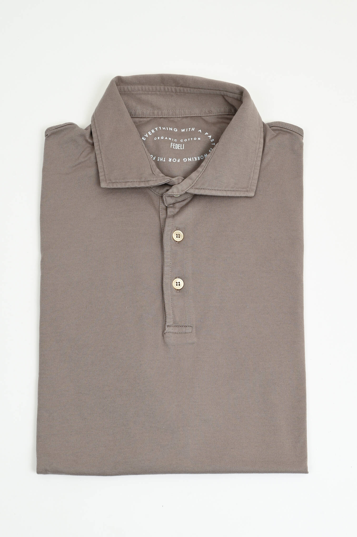 Jersey-Poloshirt in Taupe Jersey-Poloshirt in Taupe