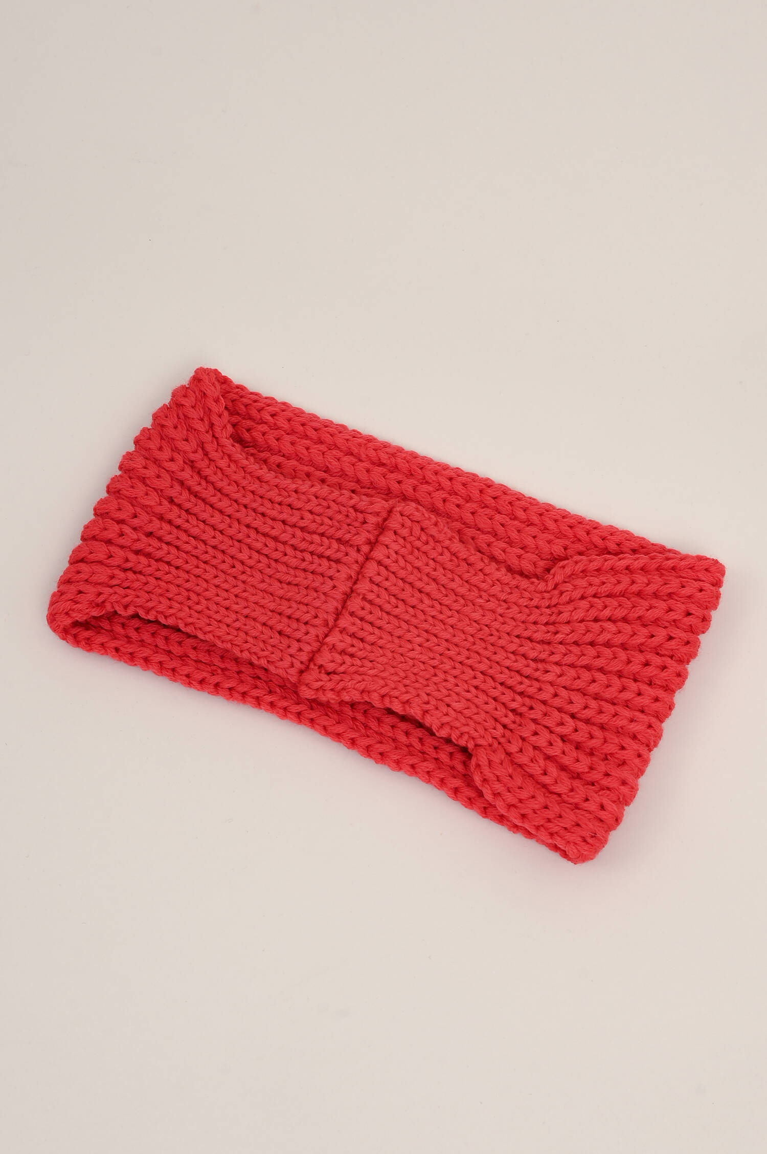 Stirnband EMILE aus Bio-Wolle in Rot