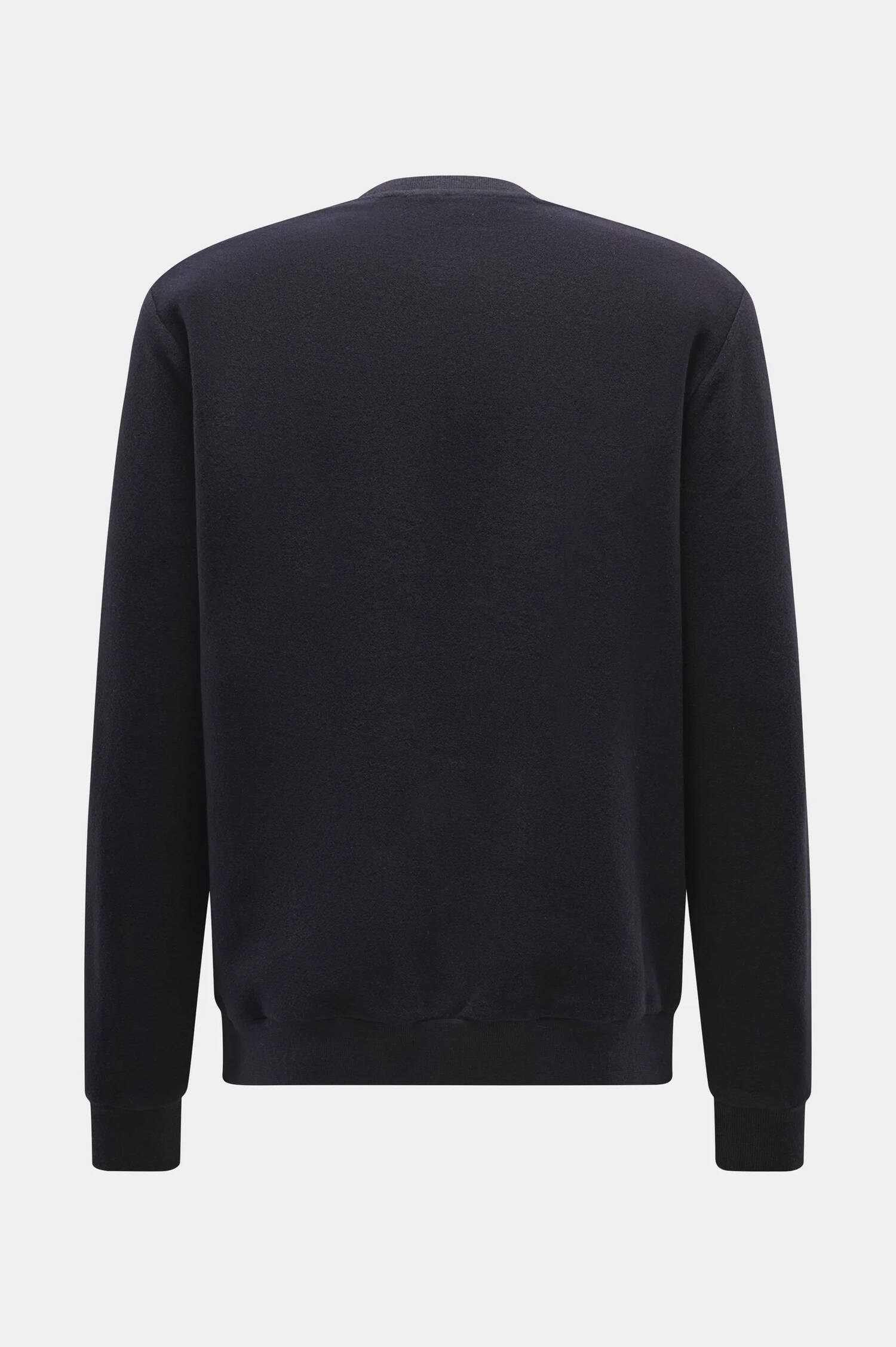 Woll-Baumwoll Pullover in Navy Woll-Baumwoll Pullover in Navy