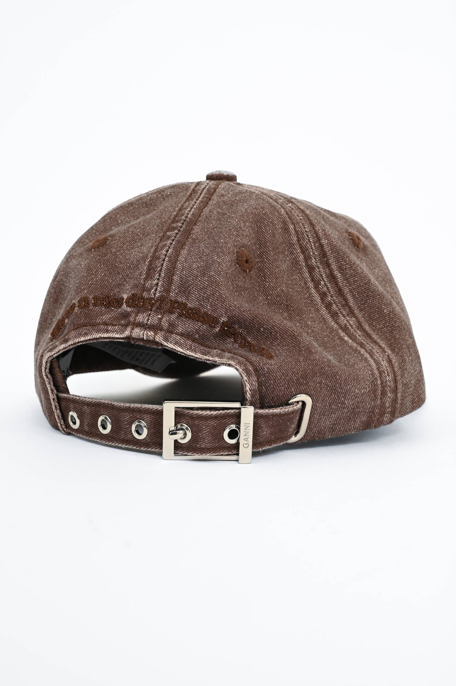 Basecap aus Baumwolle in Chocolate