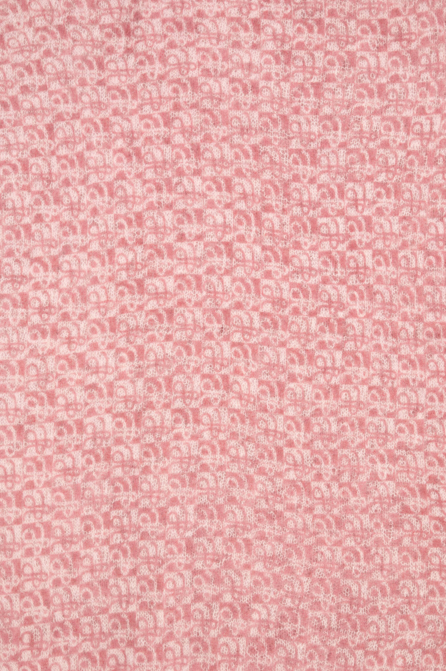 Cashmere-Schal PECK mit H-Print in Rosa