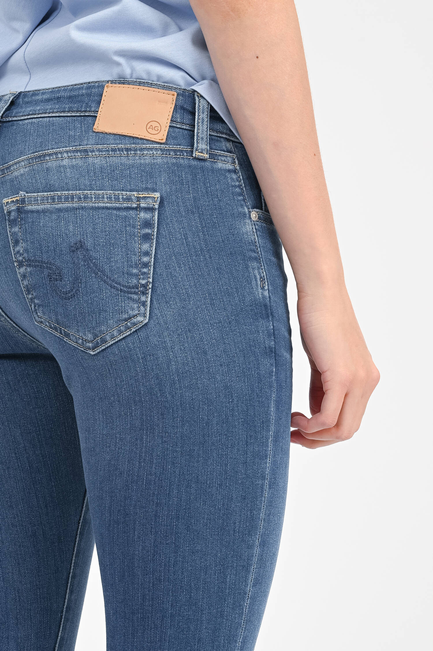 Slim Fit Jeans LEGGING ANKLE in Mittelblau Slim Fit Jeans LEGGING ANKLE in Mittelblau