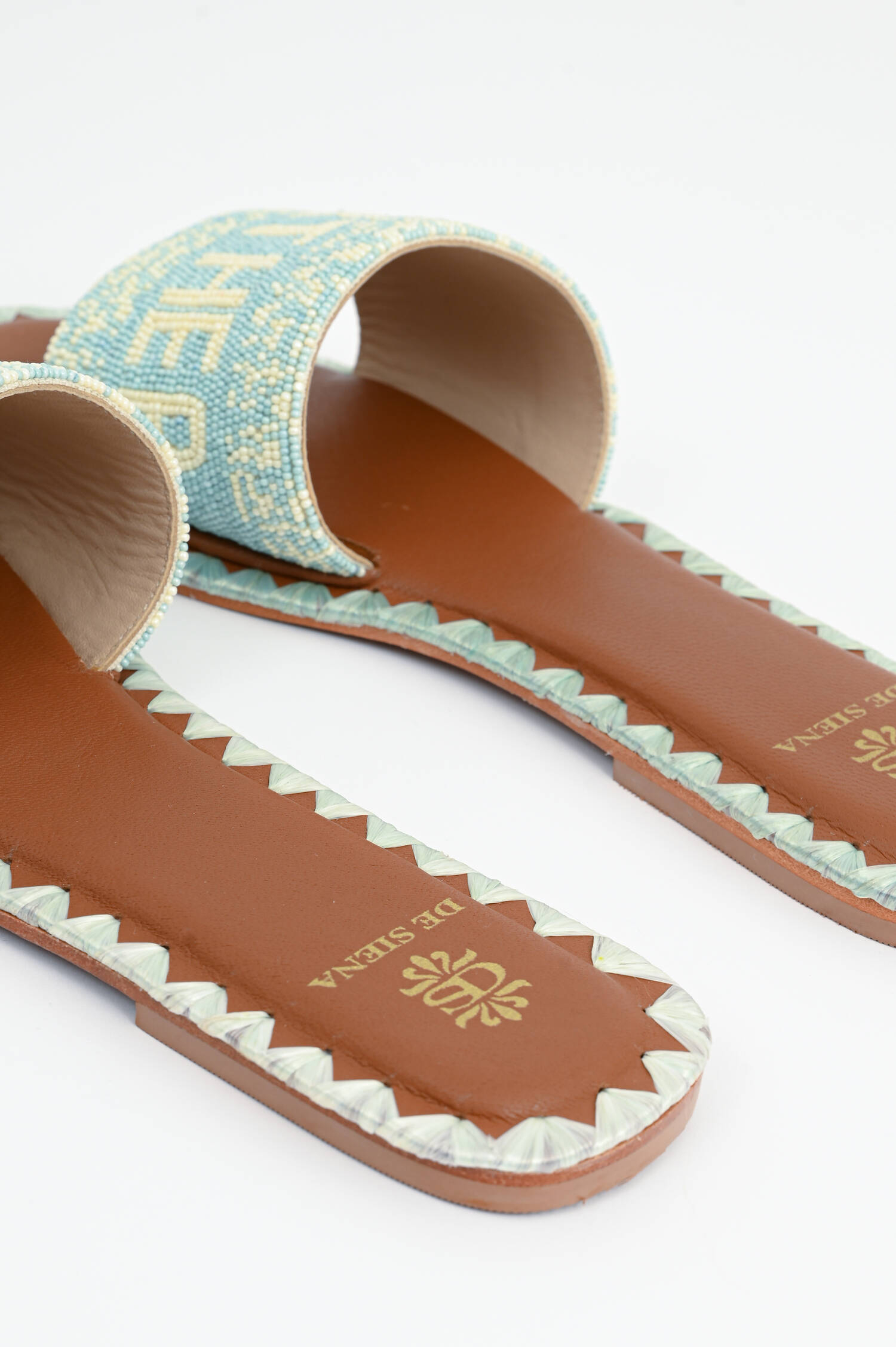 Pantoletten WÖRTHERSEE in Hellblau