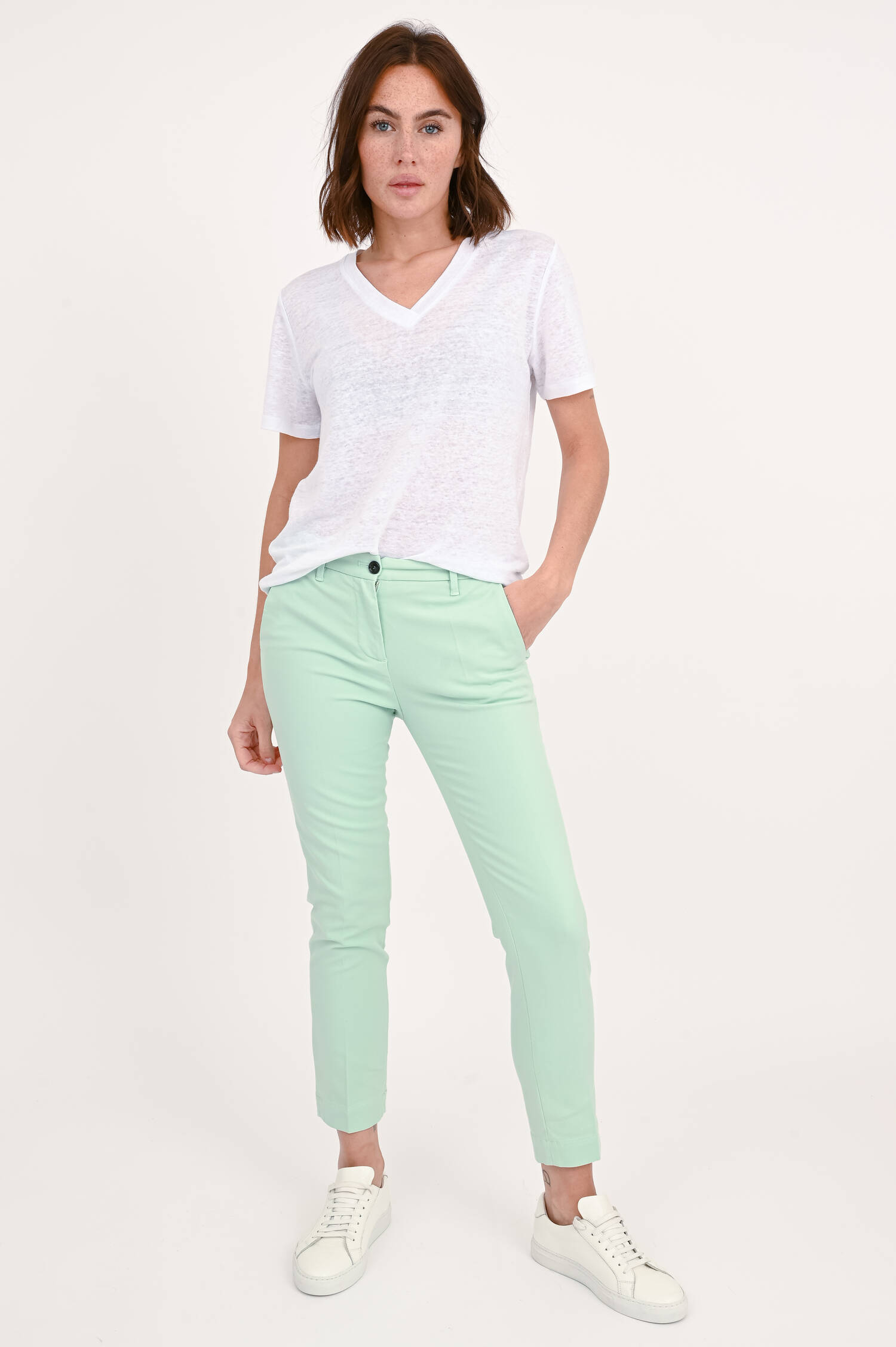 Baumwollhose BREZZY in Mint 