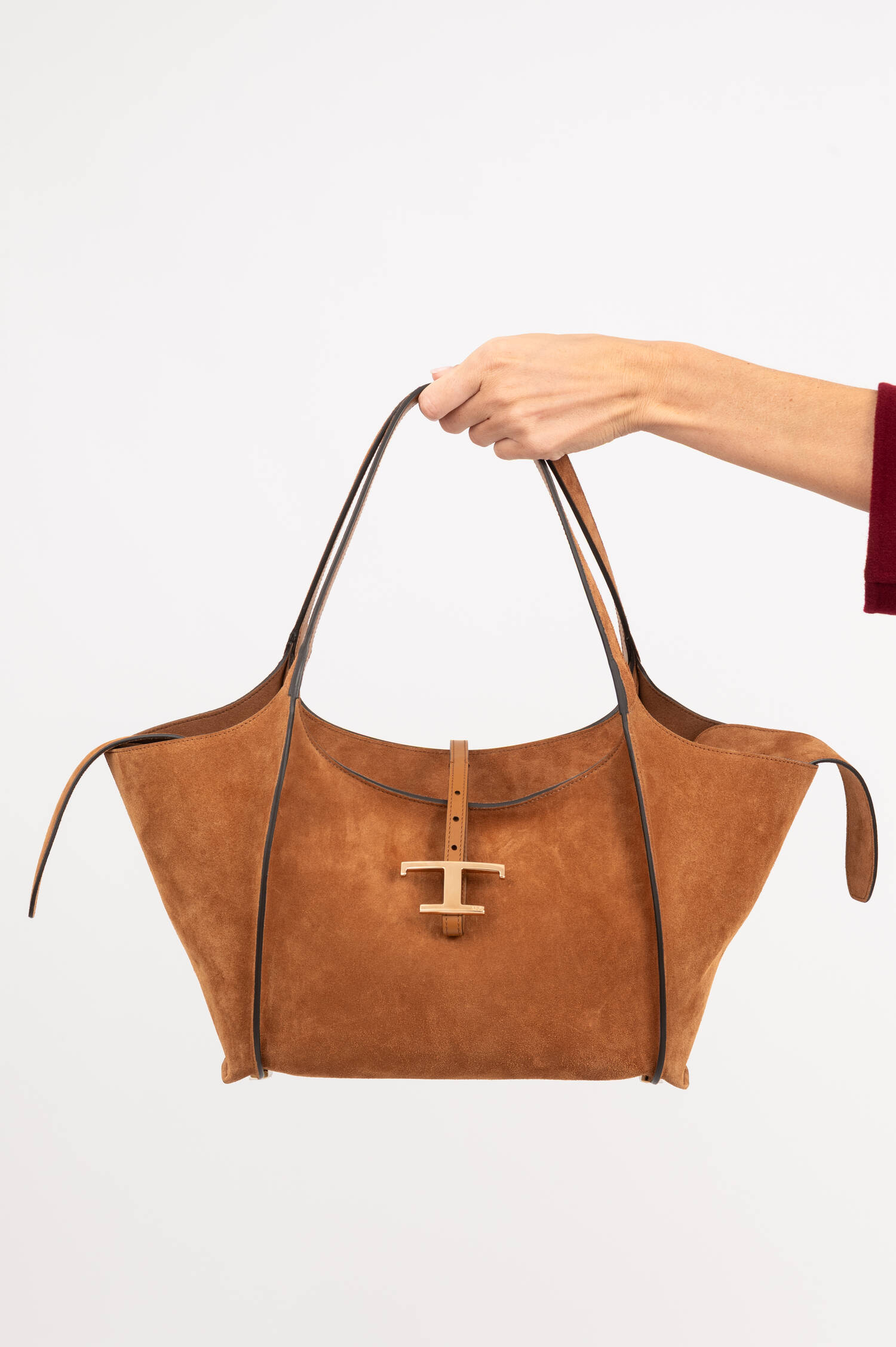 Suede Shopper TIMELESS in Braun Suede Shopper TIMELESS in Braun