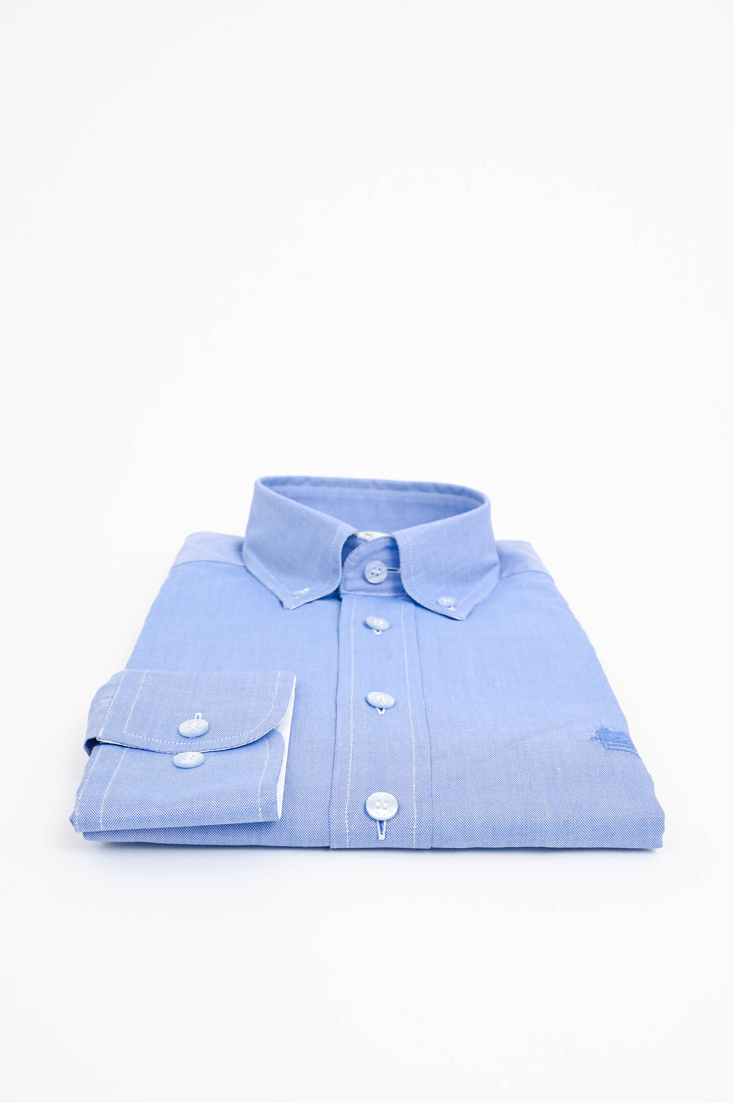 Hemd aus Baumwolle in Mittelblau