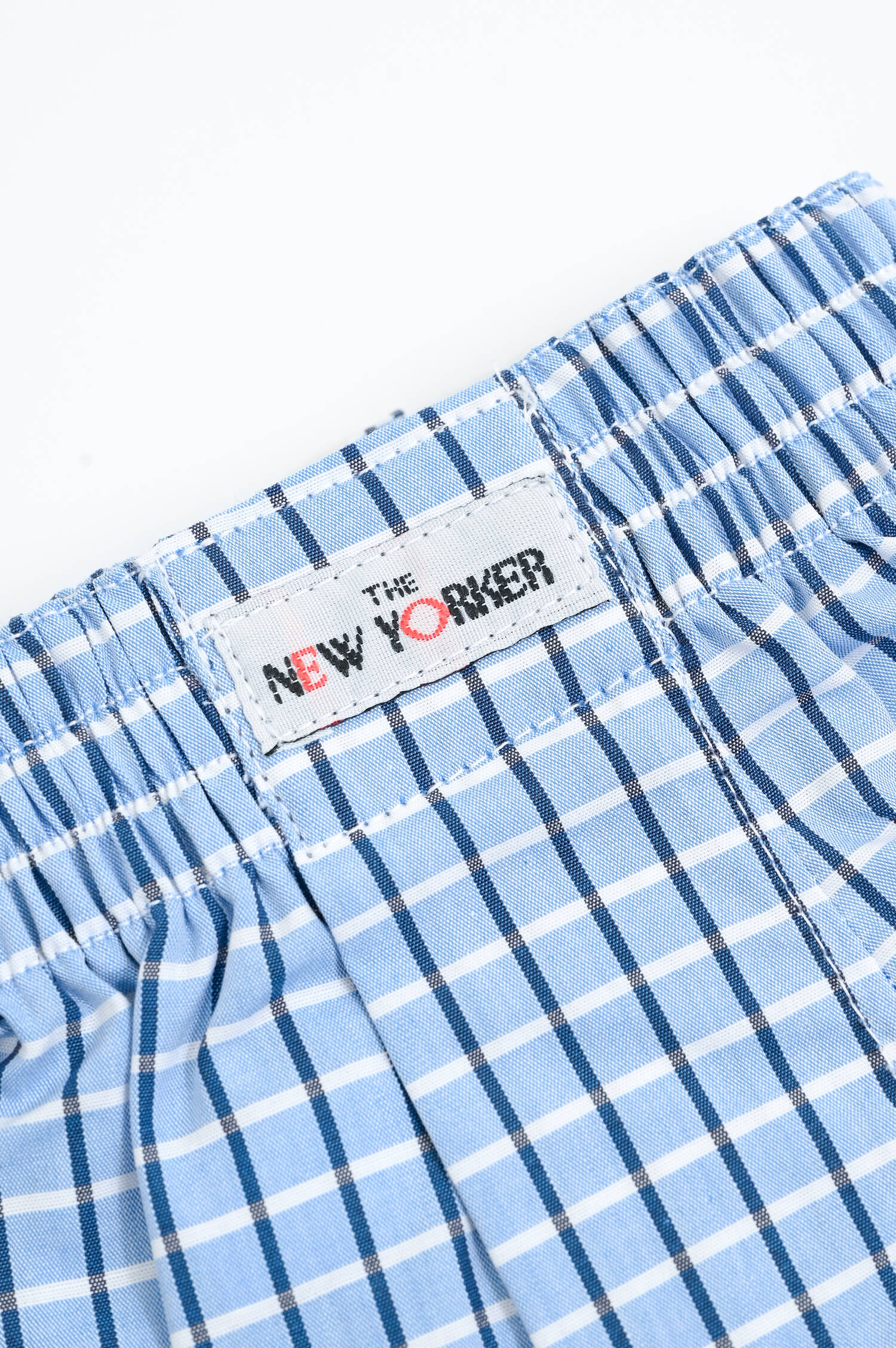 Boxershorts aus Baumwolle in Navy/Blau karriert