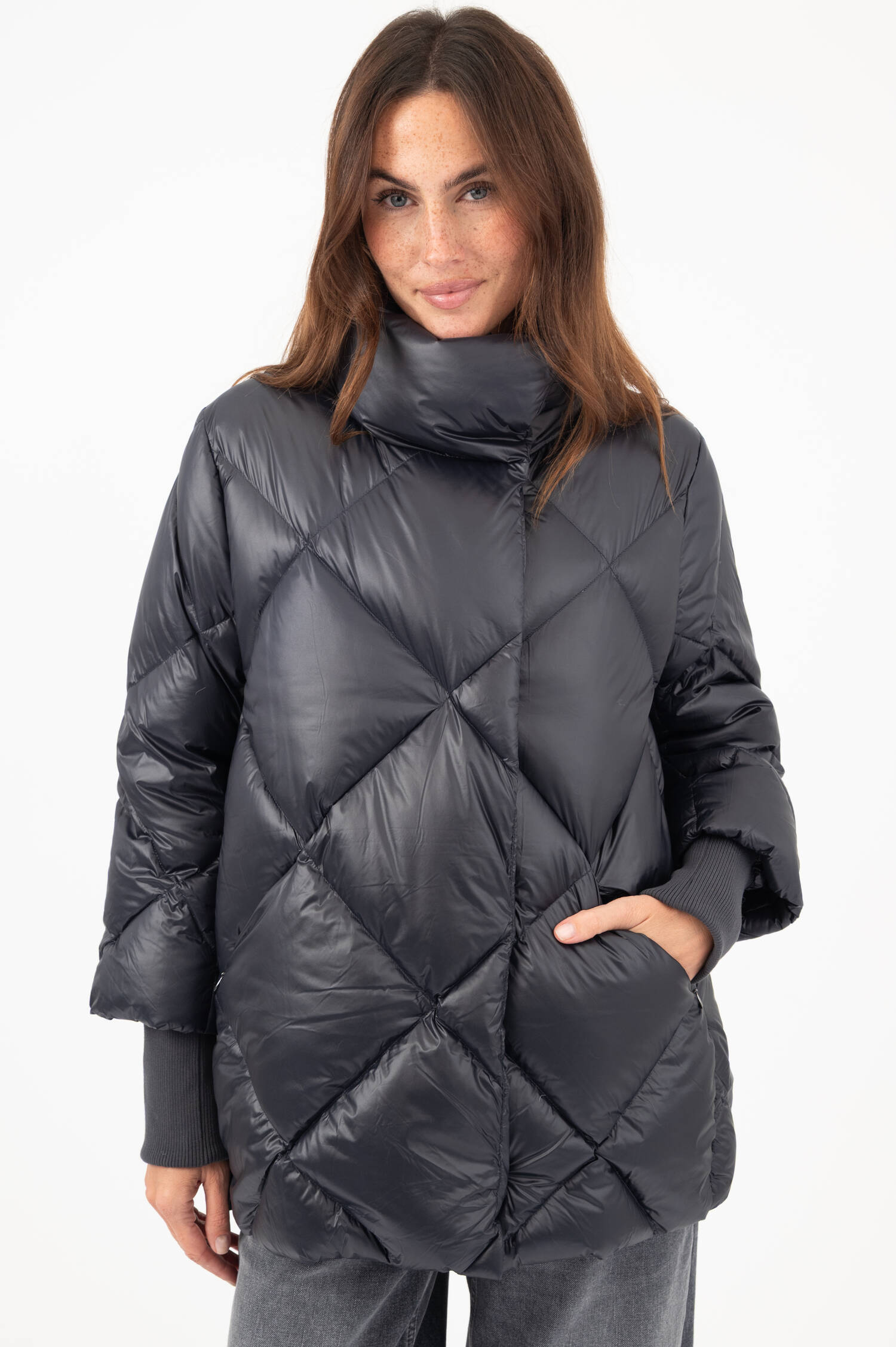 Daunensteppjacke HELENA in NAvy Daunensteppjacke HELENA in NAvy