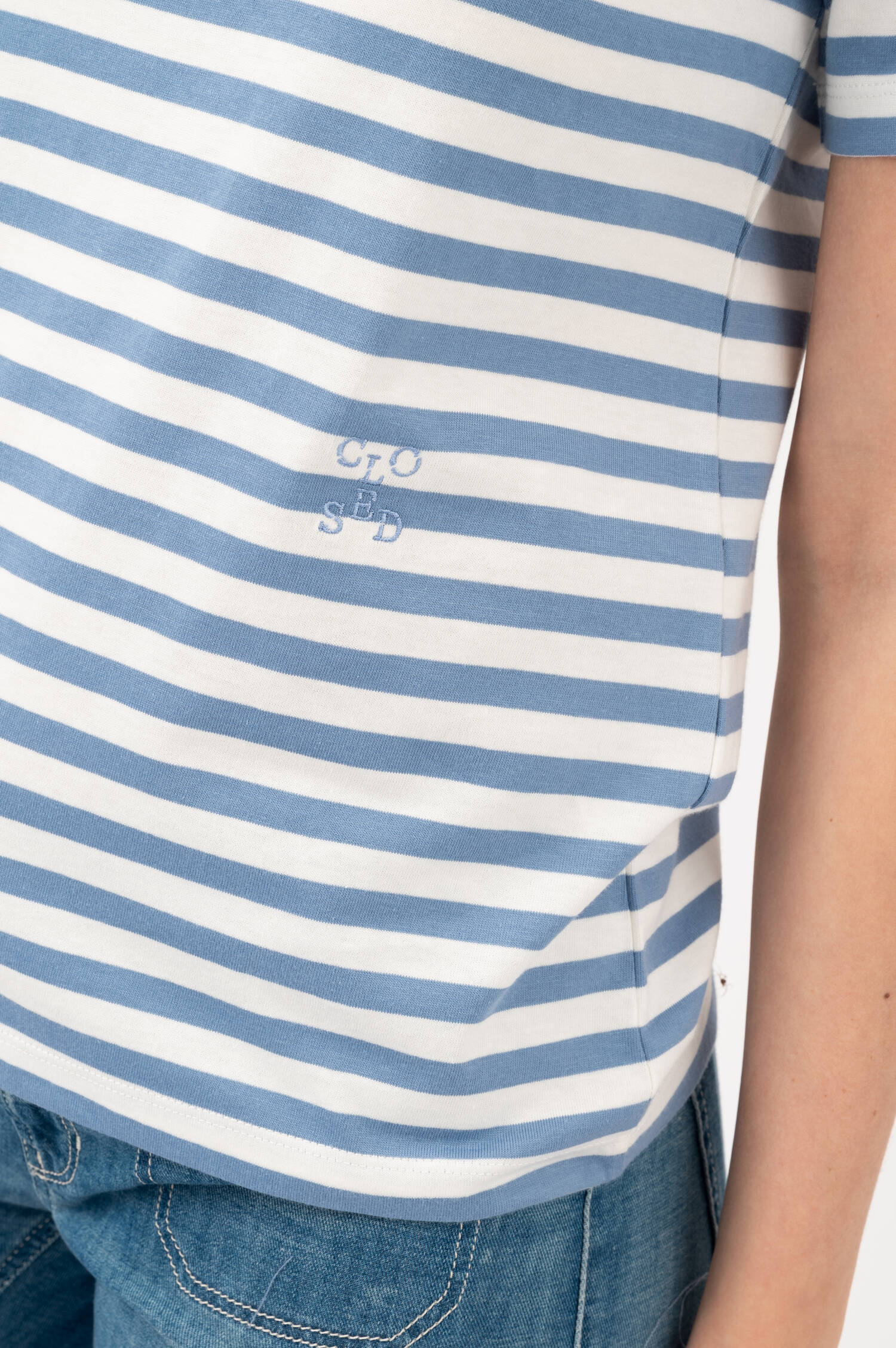 Basic Ringel T-Shirt in Stoneblue Basic Ringel T-Shirt in Stoneblue
