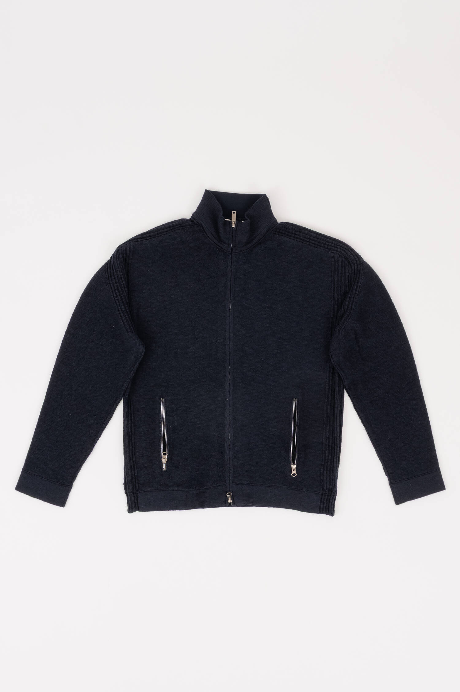 Strickjacke in Navy
