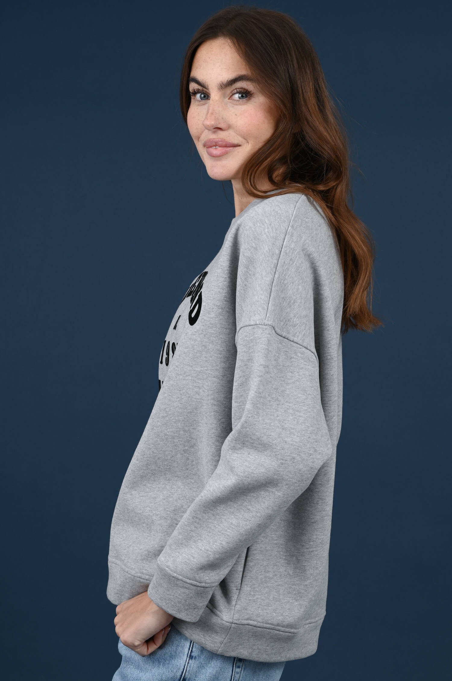 Sweater GOMMOSO in Hellgrau Sweater GOMMOSO in Hellgrau