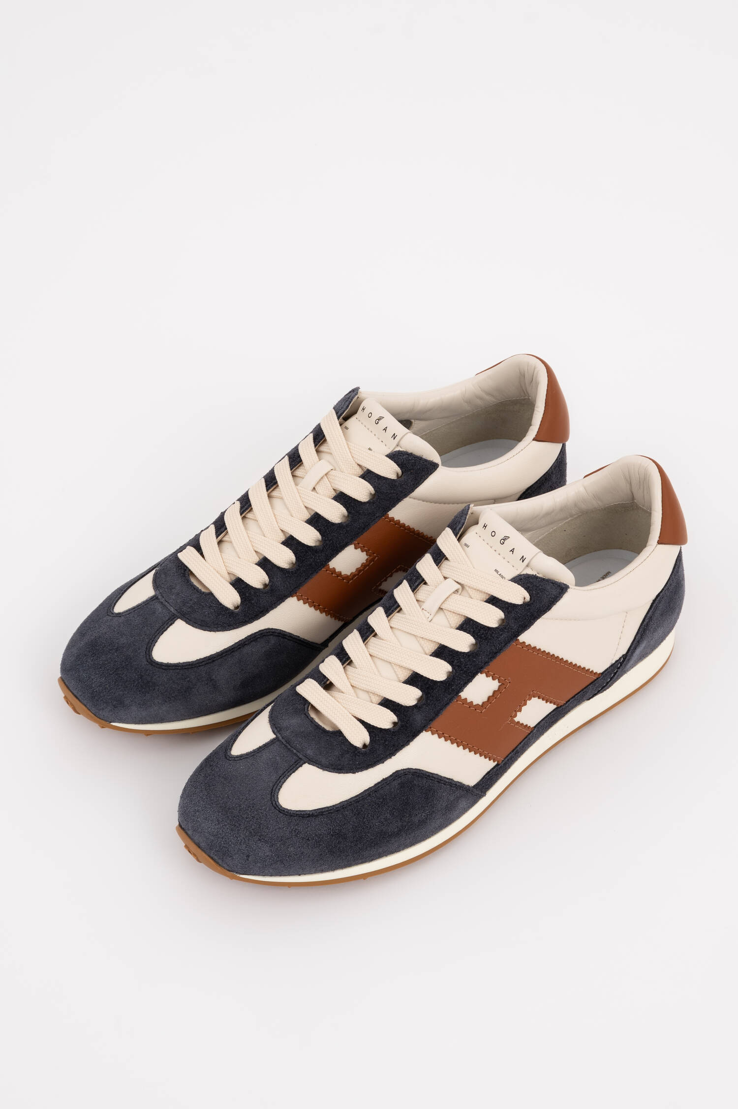 Sneaker ATHLETIC in Blau/Braun/Weiß