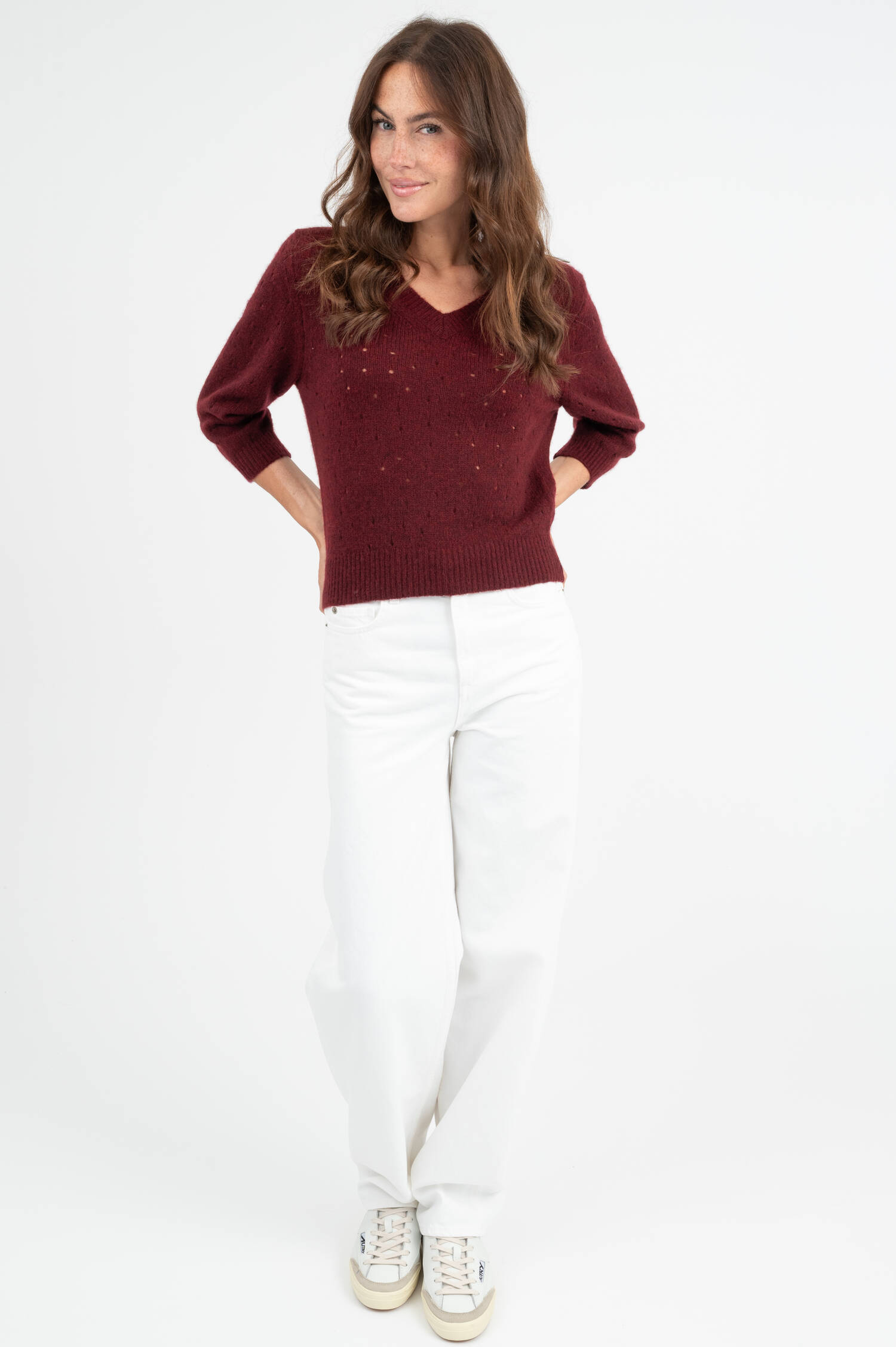 Cashmere Pullover in Bordeaux Cashmere Pullover in Bordeaux