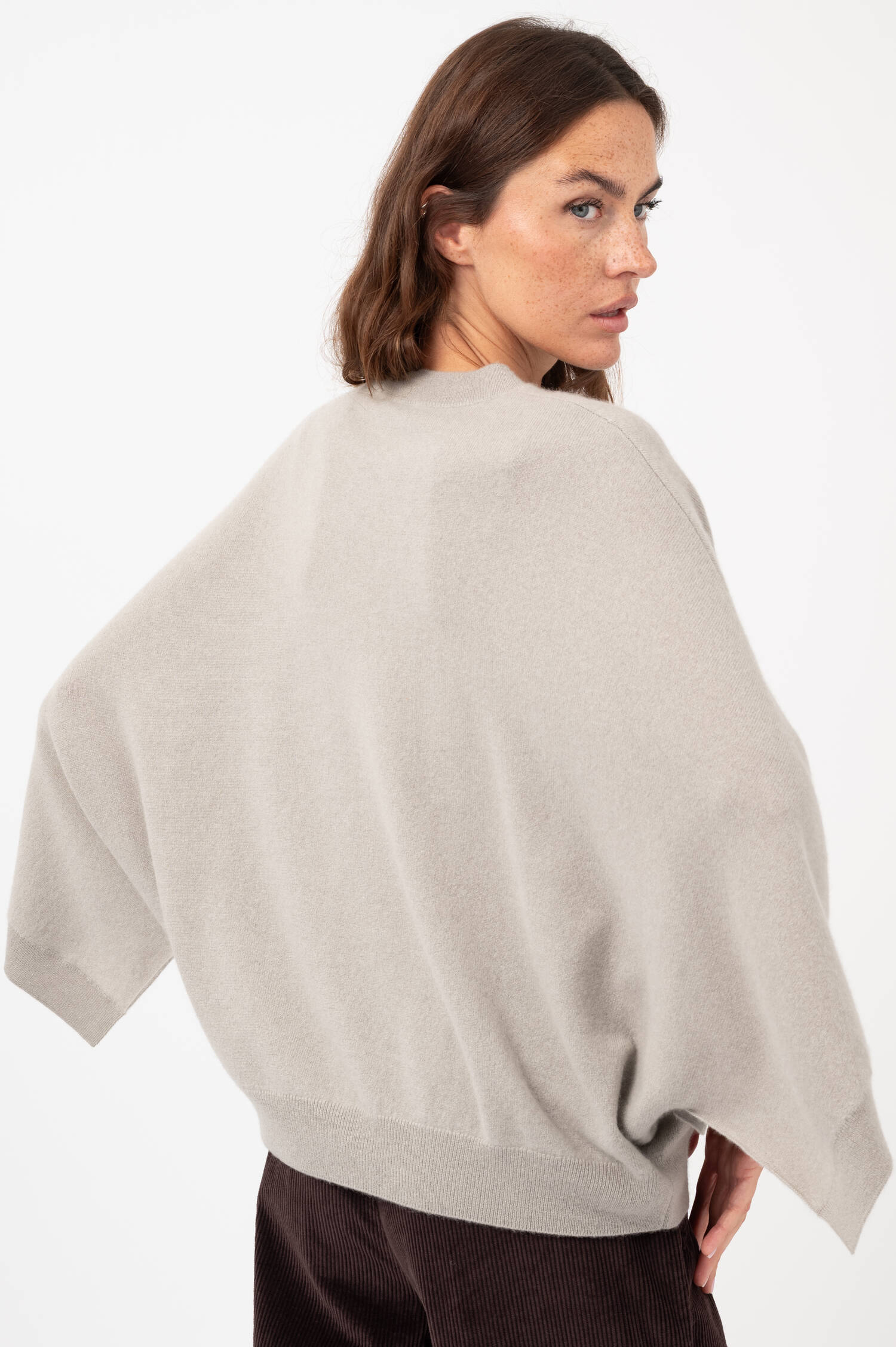 Cashmere Pullover KAJA in Greige Cashmere Pullover KAJA in Greige