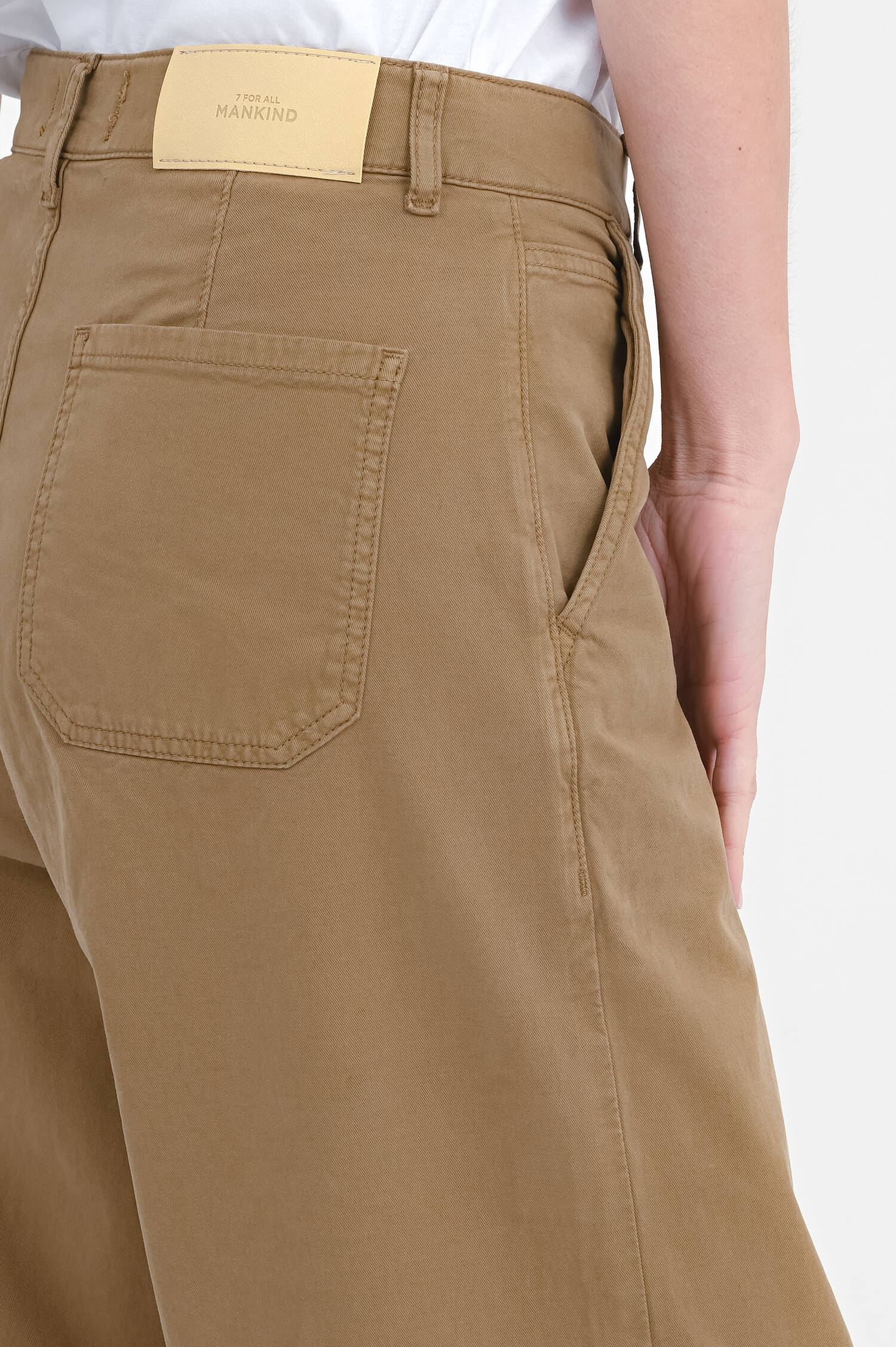 Wide-Leg Hose BONNIE in Dark Camel