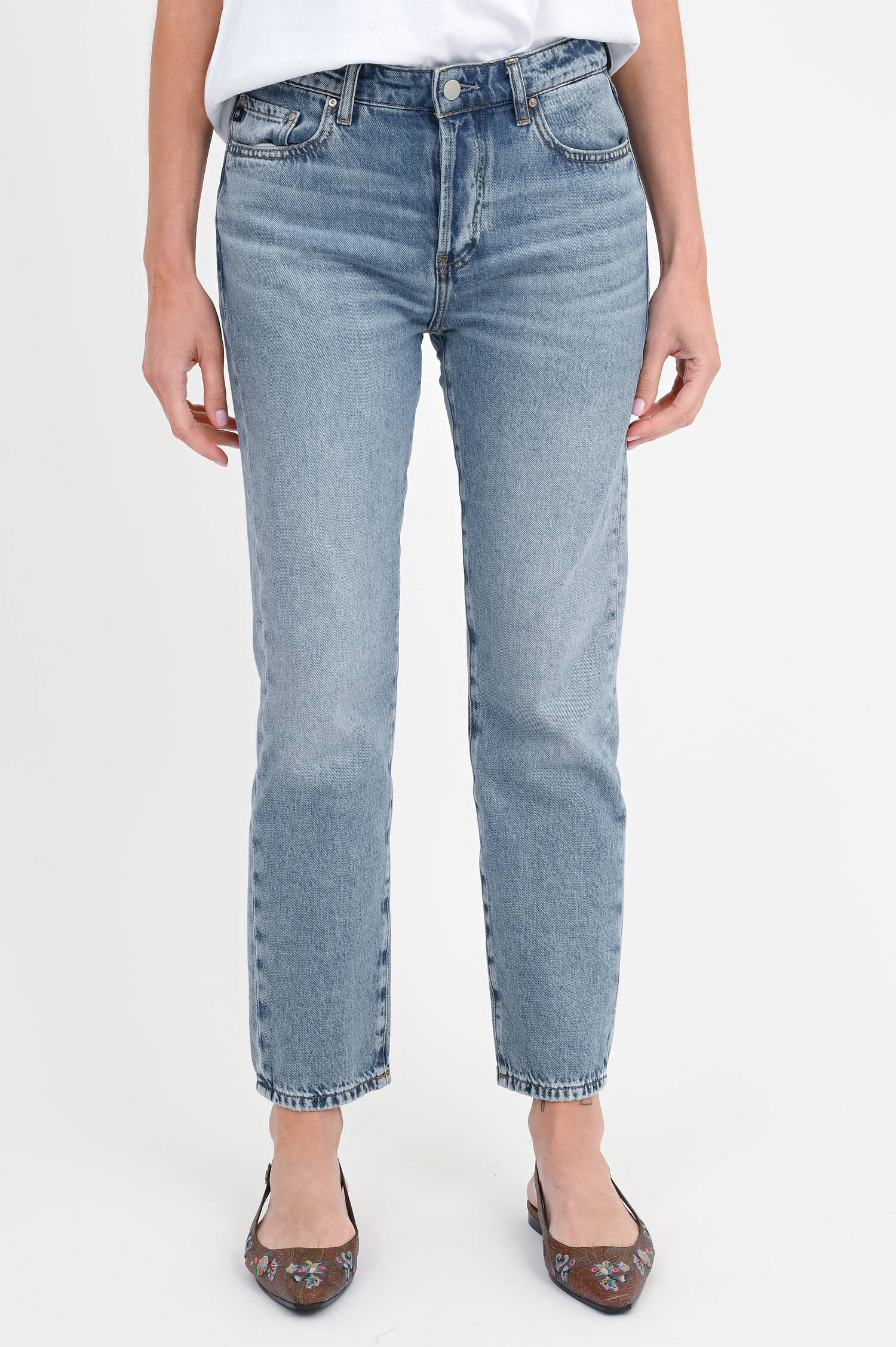 Mom Jeans GHIBELLINA in Medium Blue