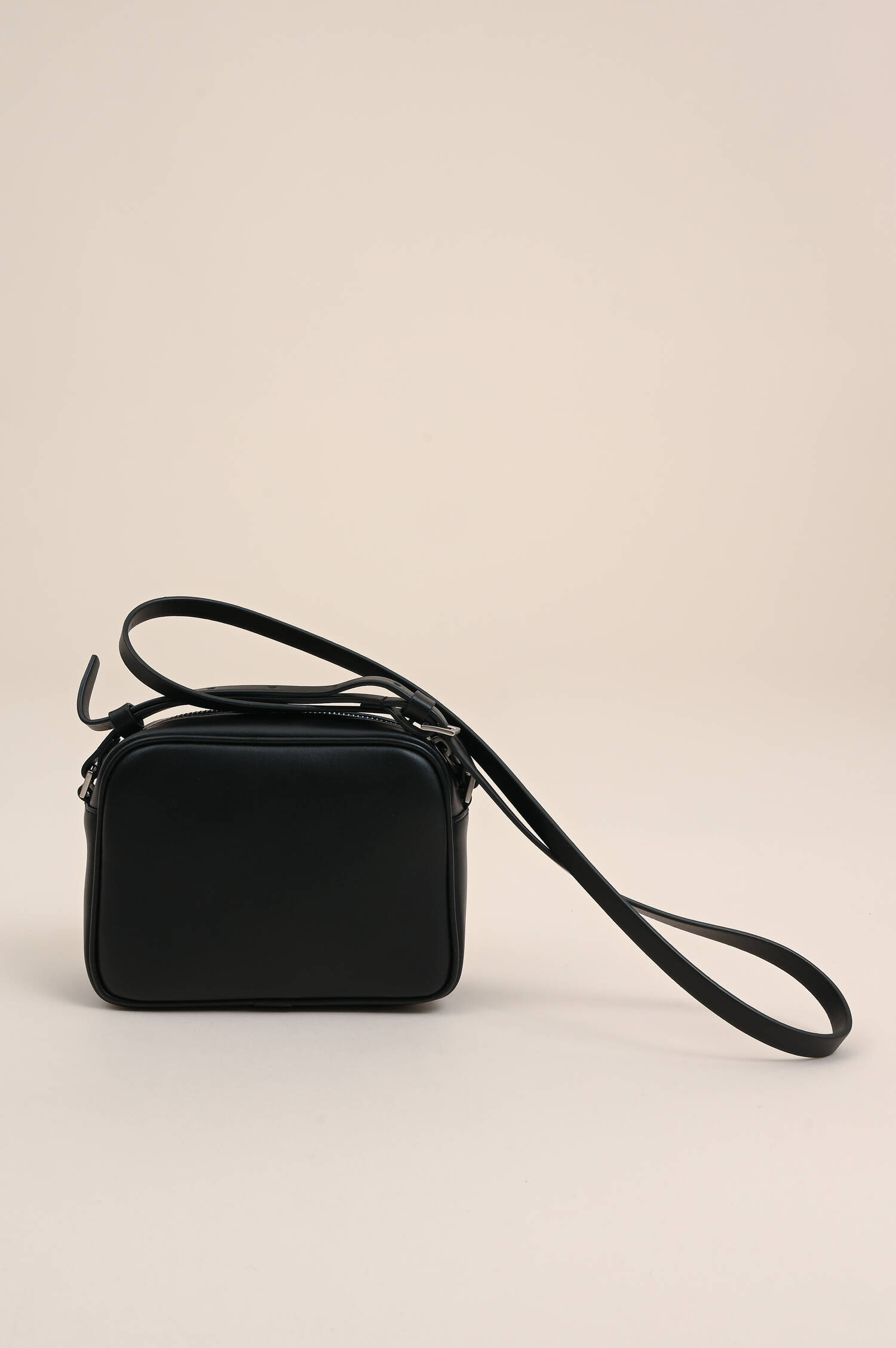 Crossbody Tasche mit Glitzer-Effekt in Schwarz