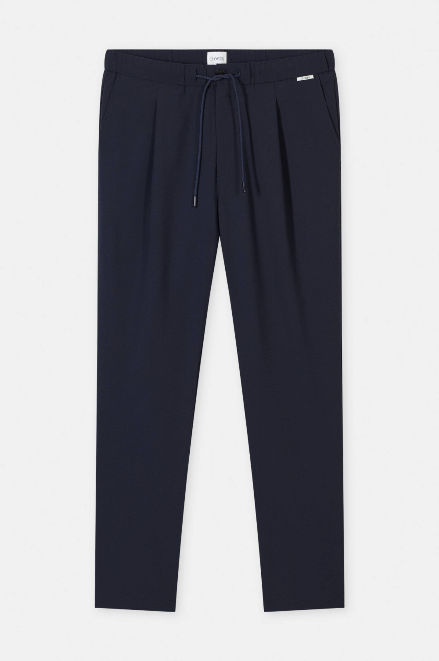 Seersucker Hose VIGO TAPERED in Navyblue Seersucker Hose VIGO TAPERED in Navyblue