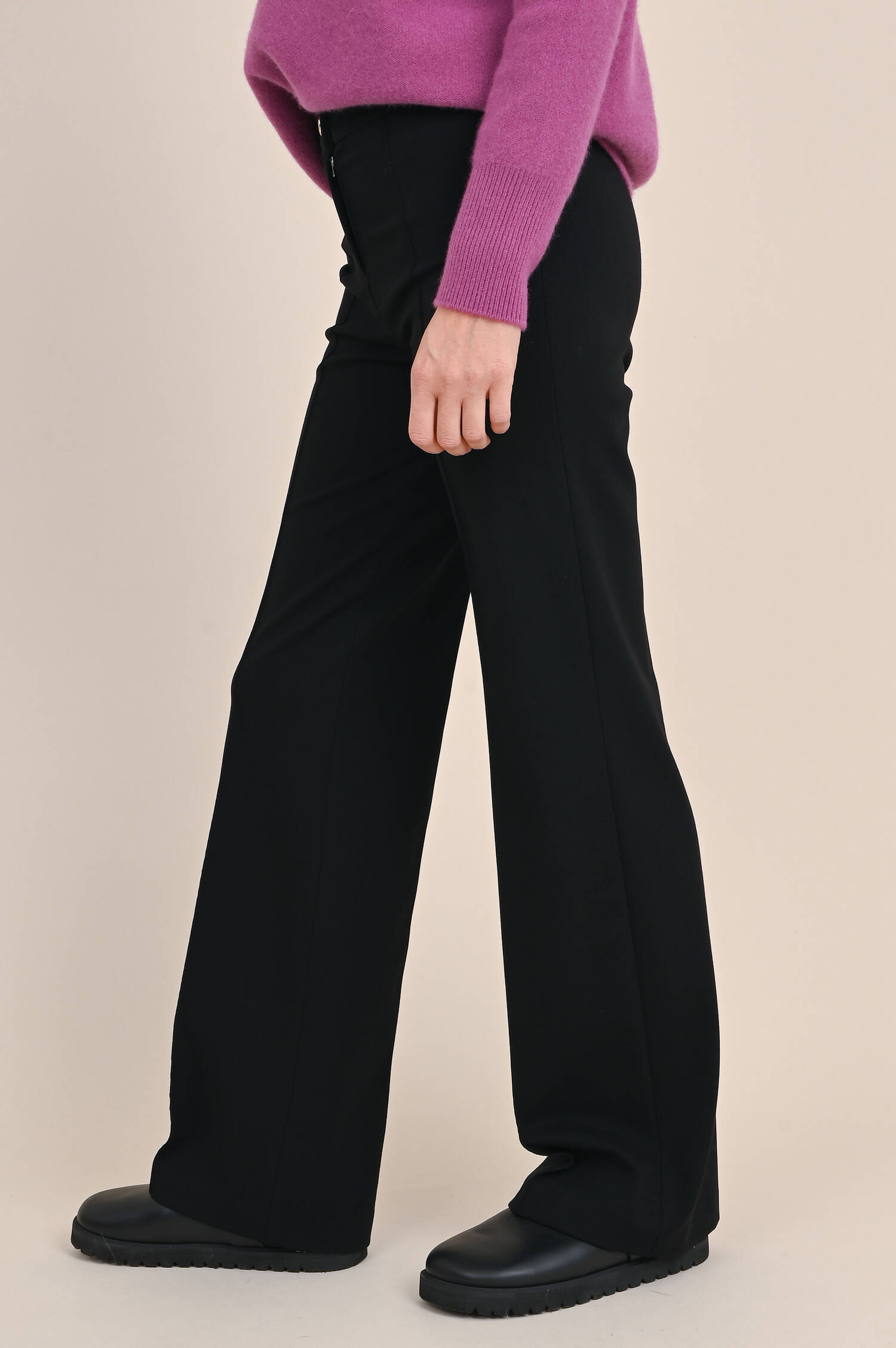 Jersey Hose DOLLY in Schwarz