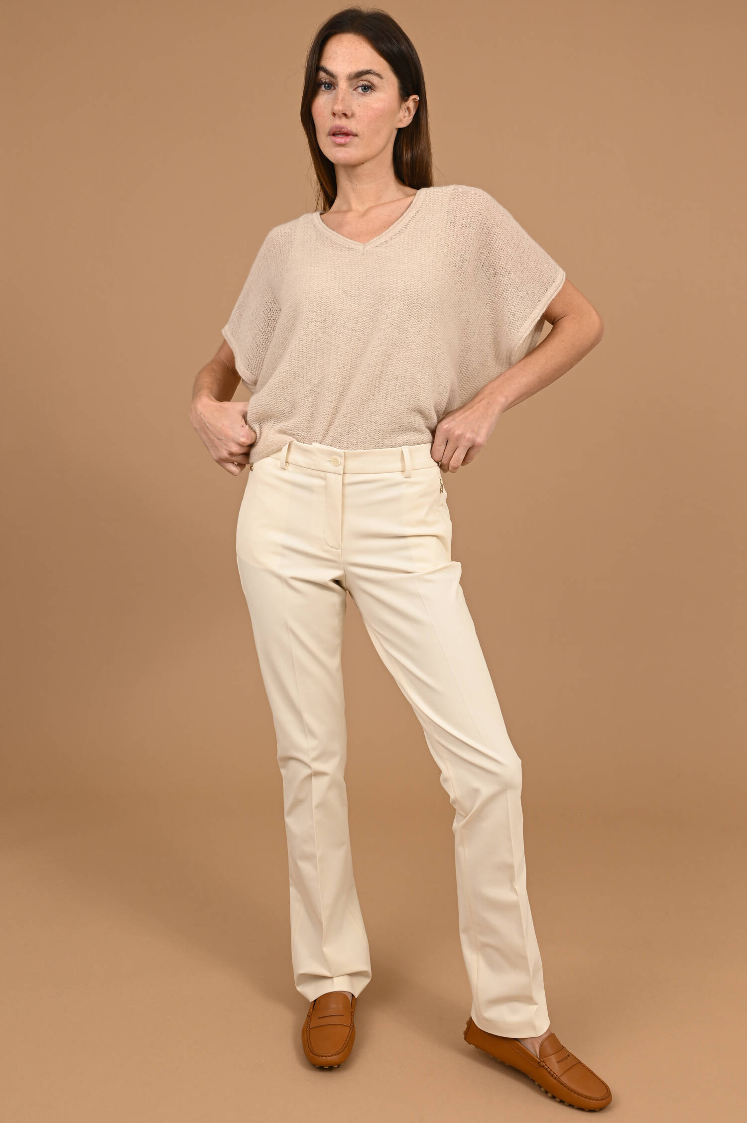 Hose Inga in Cremebeige