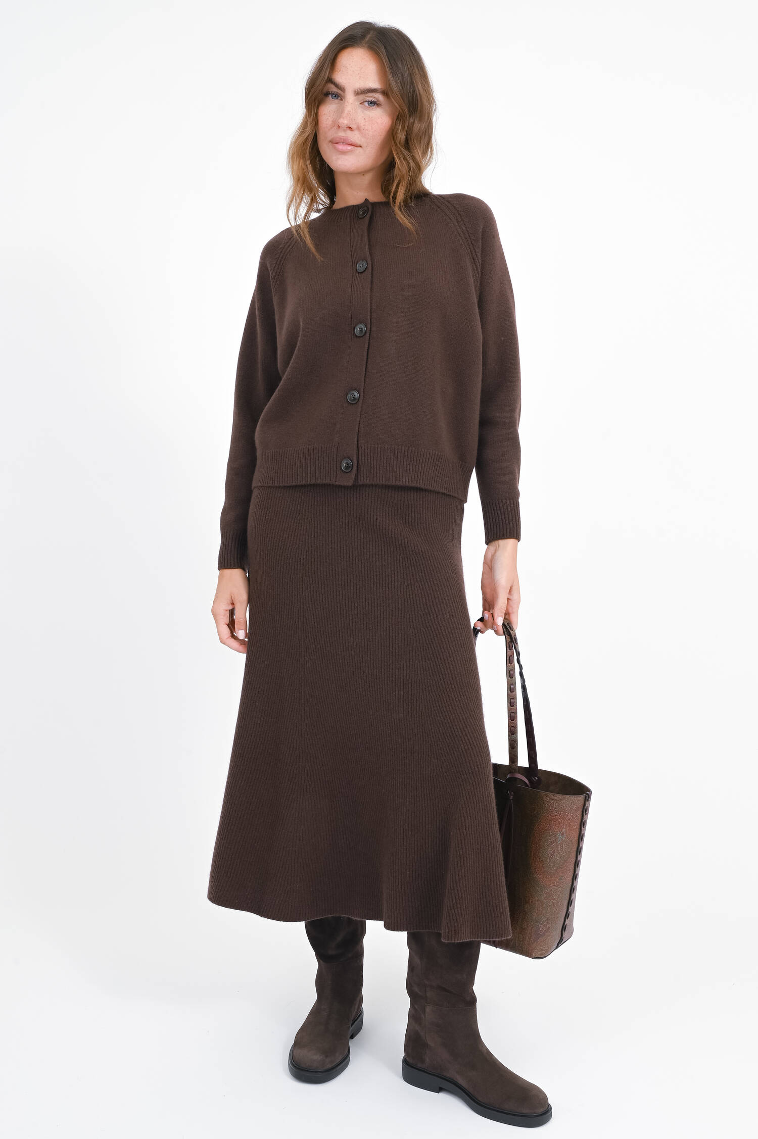 Woll-Cashmere-Rock in Bitter Chocolate Woll-Cashmere-Rock in Bitter Chocolate