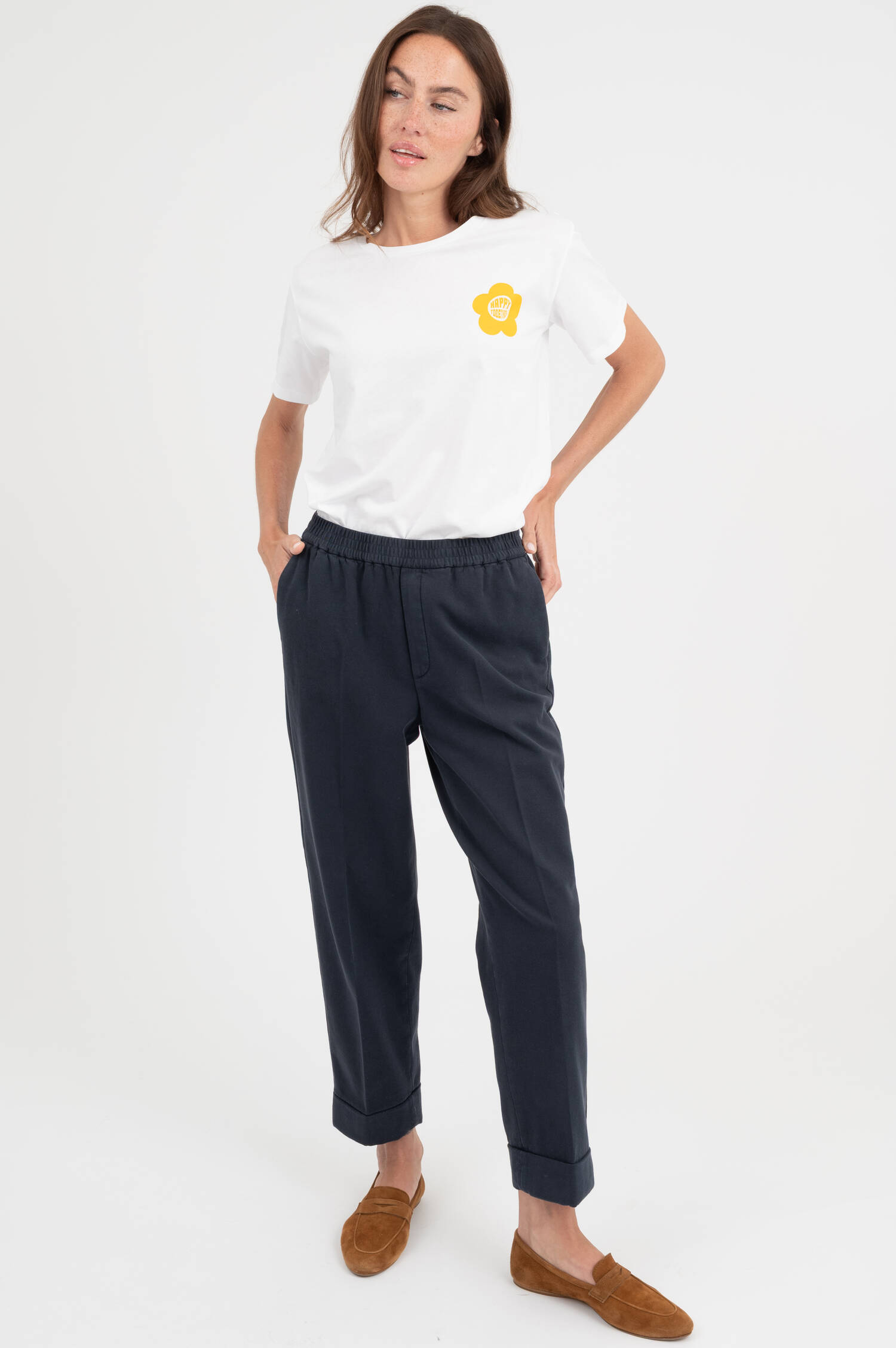 Hose SONDRA in Navy