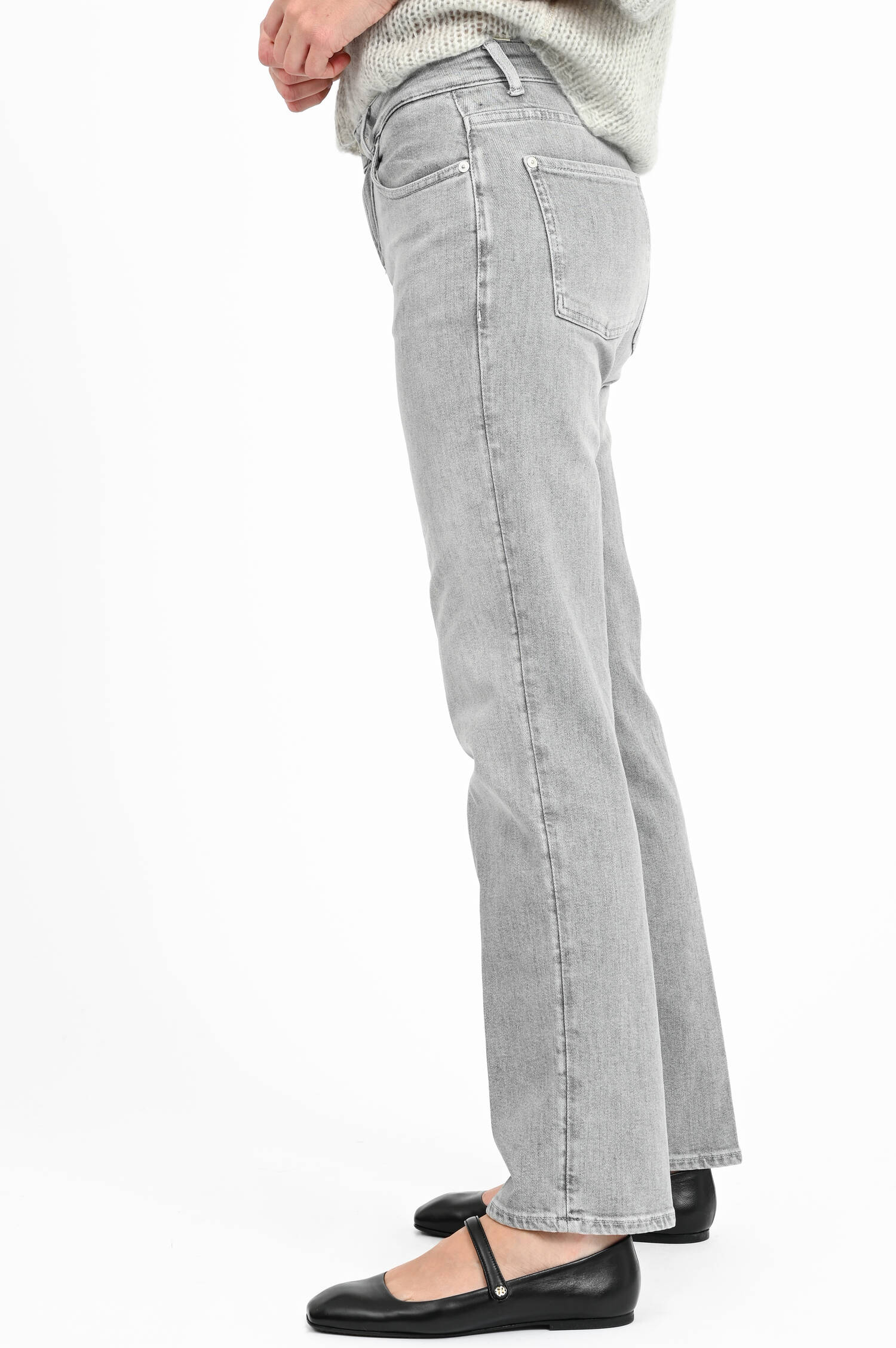 Jeans CALIE im Vintage Look in Hellgrau Jeans CALIE im Vintage Look in Hellgrau