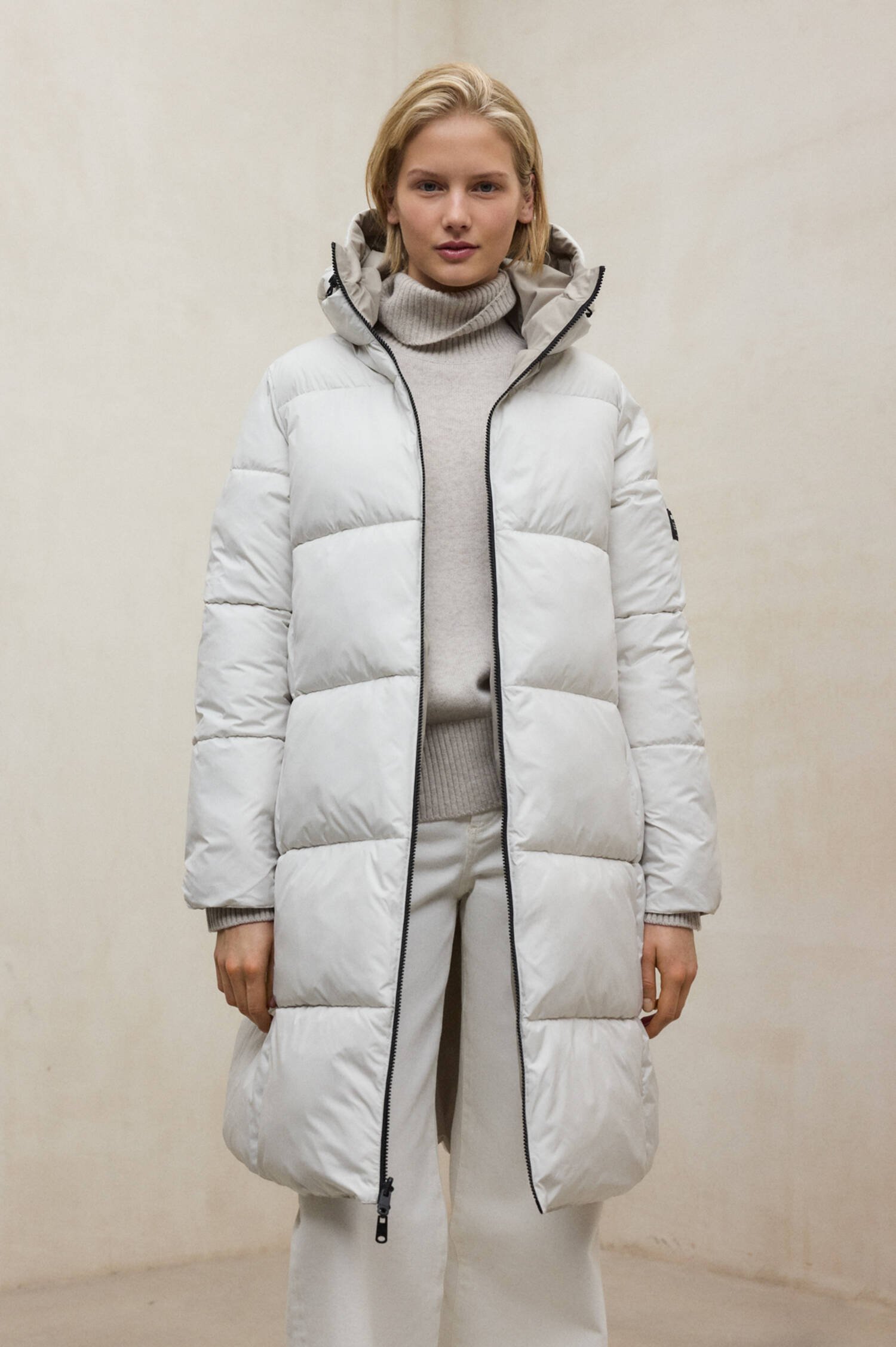 Wendemantel BARU in Weiß/Beige